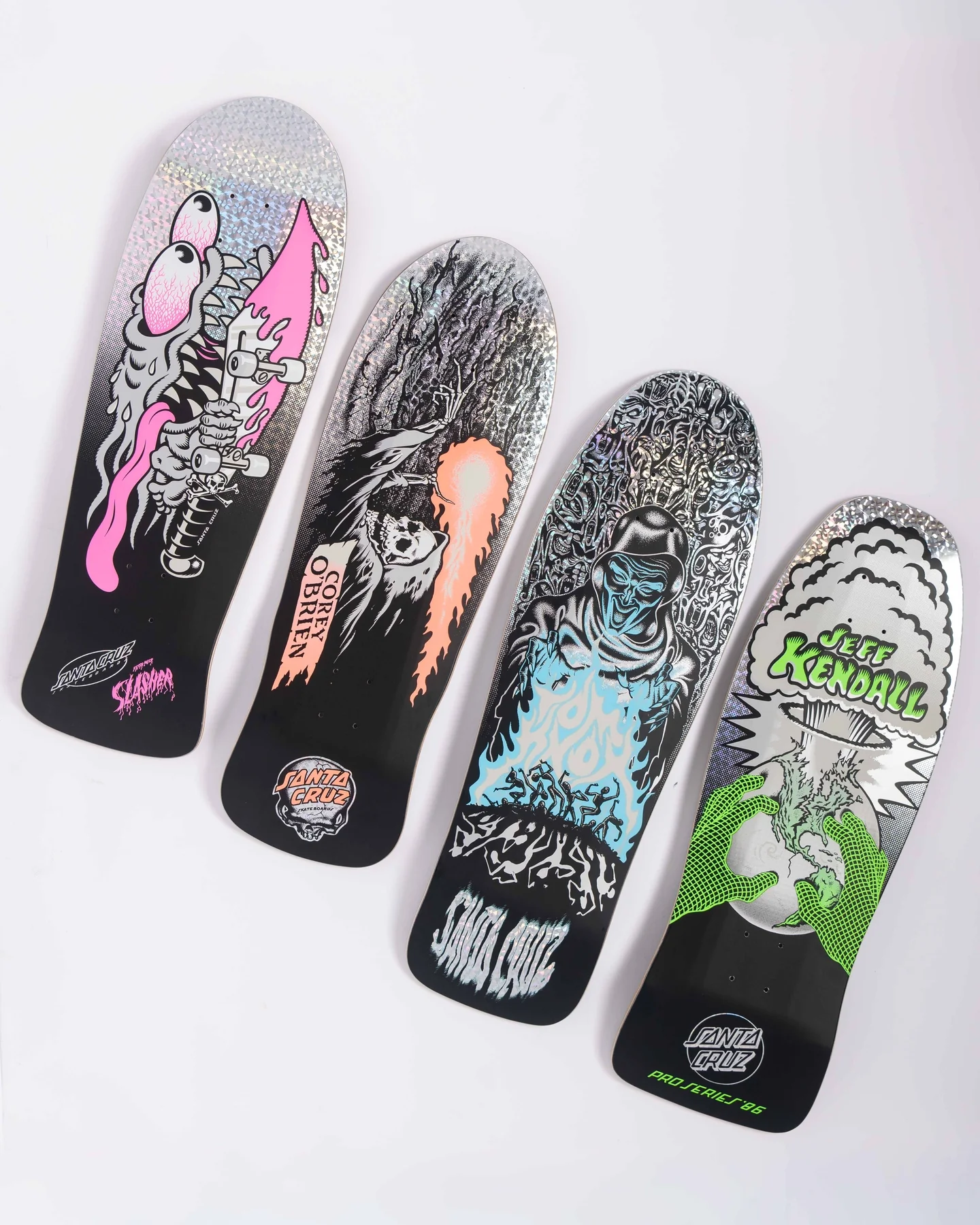 10.1in Keith Meek Slasher Reissue Santa Cruz Skateboard Deck - Image 3