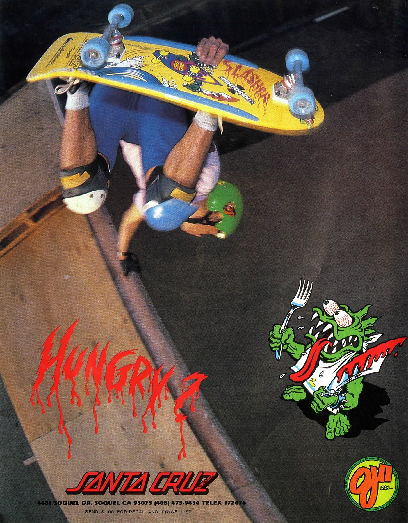10.1in Meek OG Slasher Reissue Santa Cruz Premium Skate Cruiser - Image 3