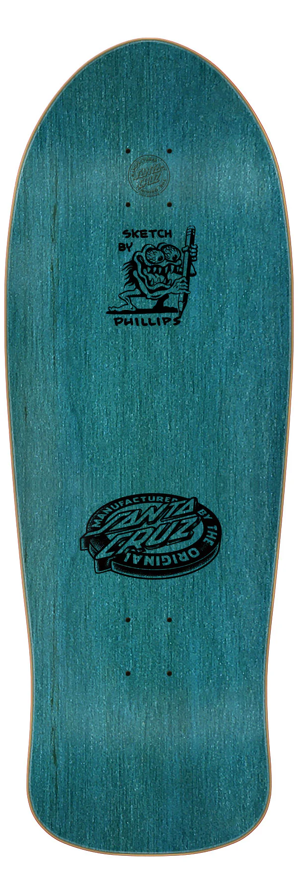 10.54in Natas Kaupas Sketch Panther Reissue Santa Cruz Skateboard Deck - Image 2