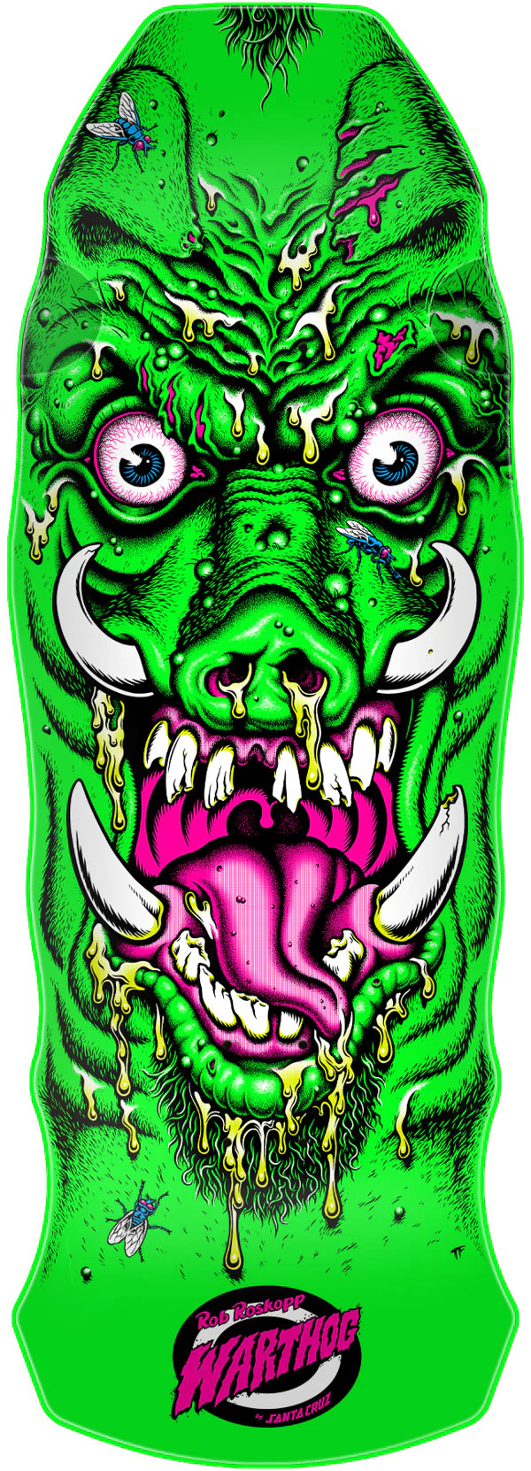 11in Rob Roskopp Warthog Santa Cruz Freaks Skateboard Deck