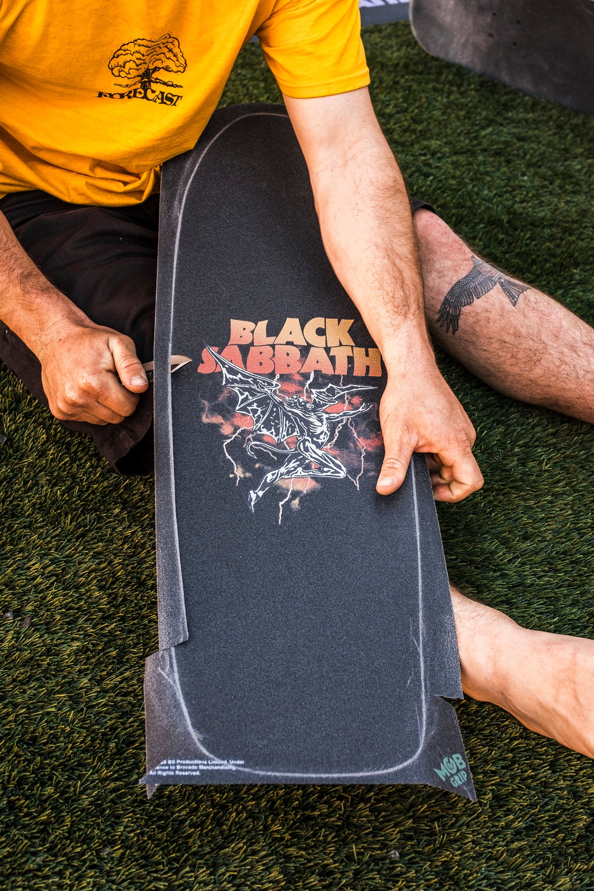 11in Black Sabbath Henry 2 Mob Skateboard Griptape - Image 2