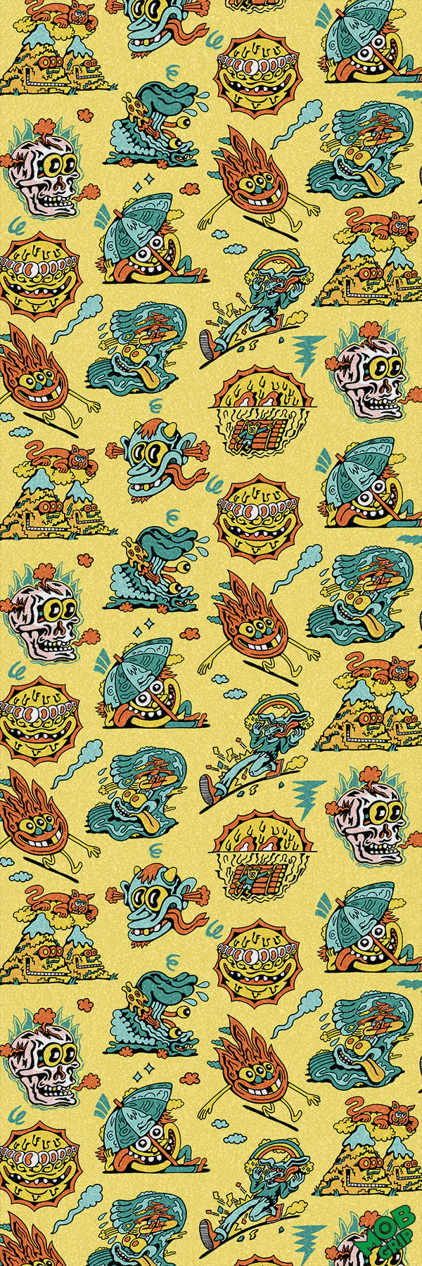 11in Killer Acid Doods Of Summer Mob Skateboard Griptape