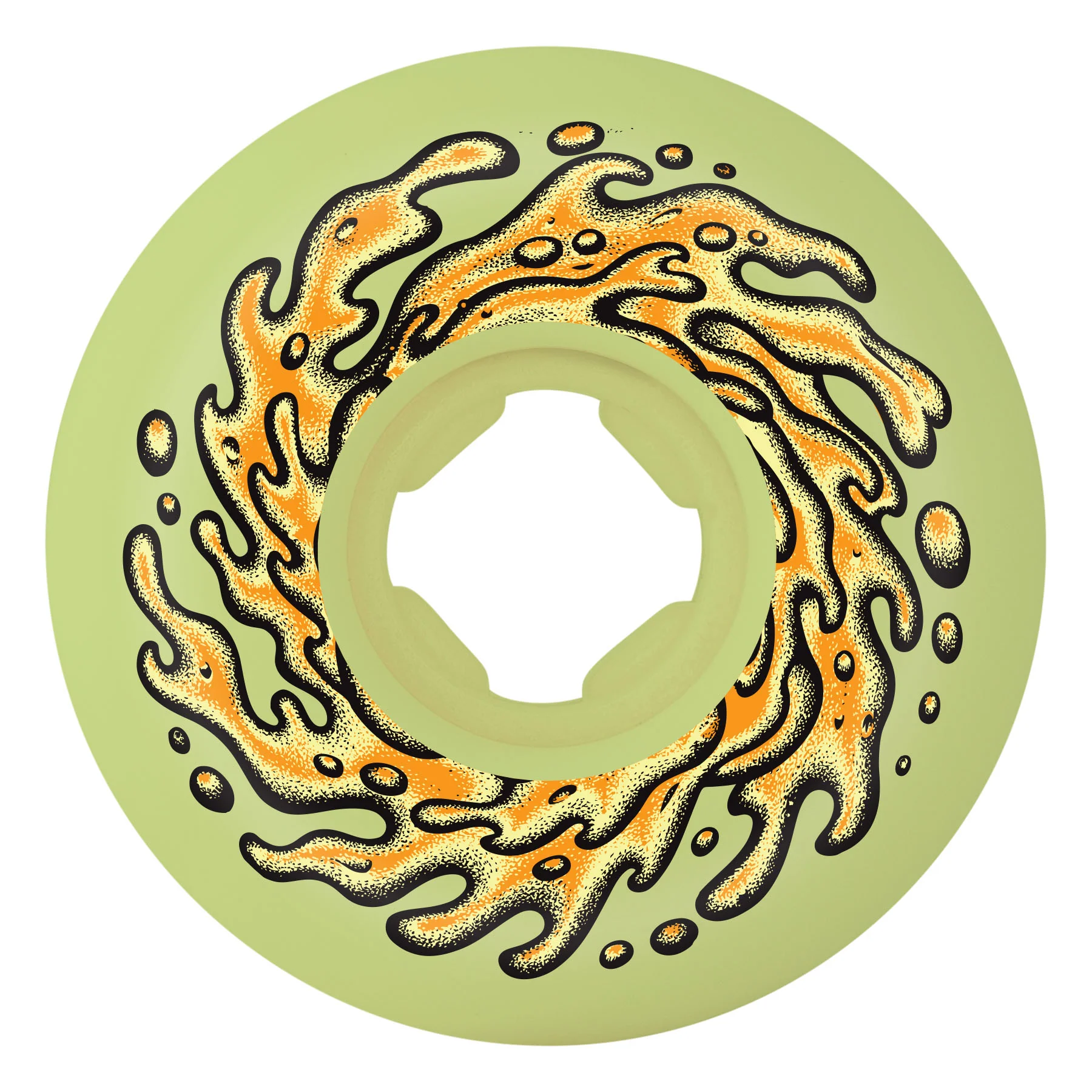 45mm OG Eggs 99a Mini Chubbies Glow In The Dark Slime Balls Skateboard Wheels - Image 3