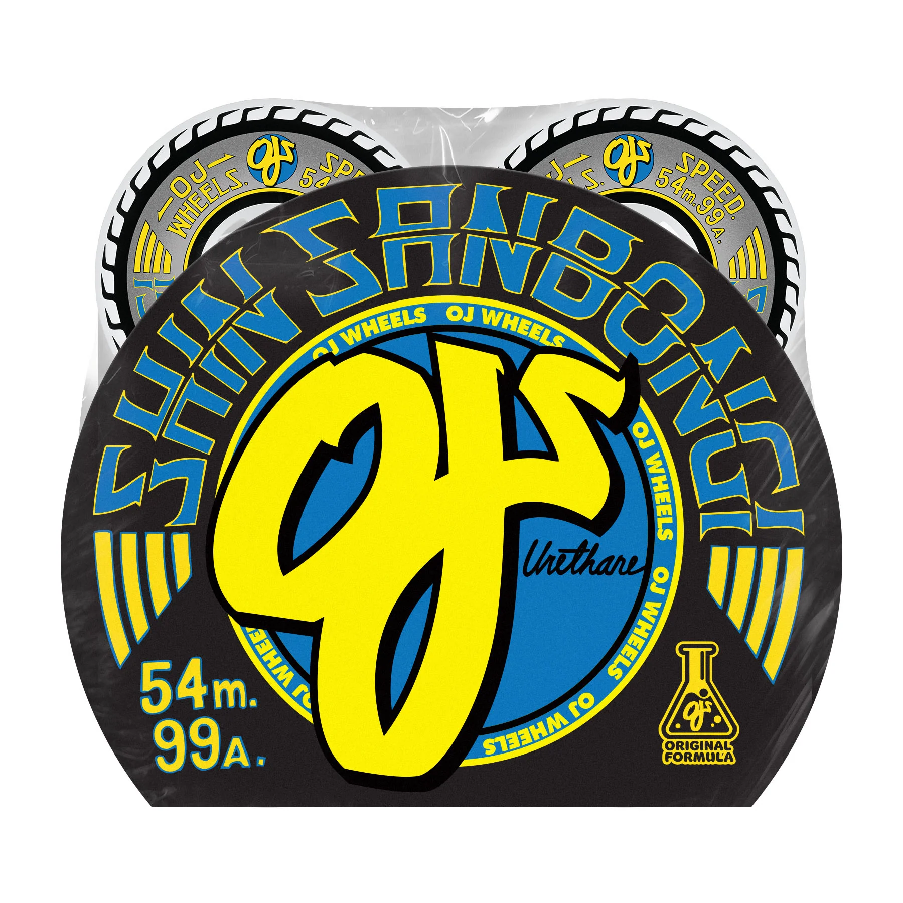 54mm Shin Sanbongi Mini Combos 99a OJ Skateboard Wheels - Image 4
