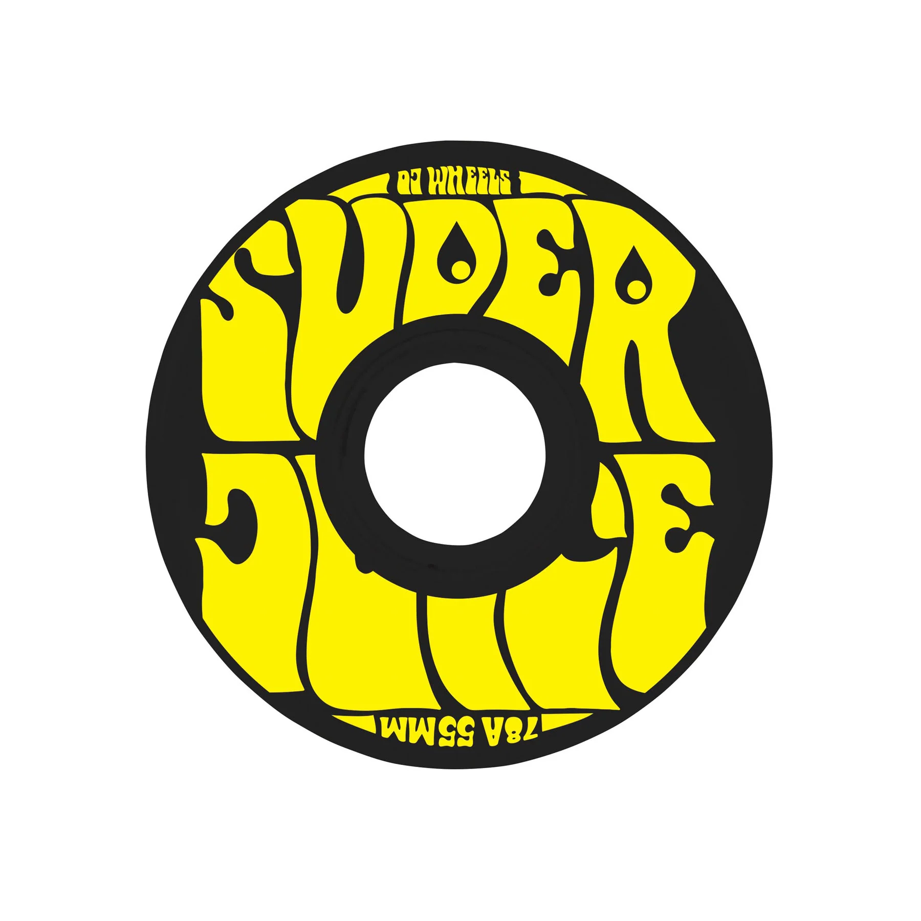 55mm Mini Super Juice Black 78a OJ Skateboard Wheels