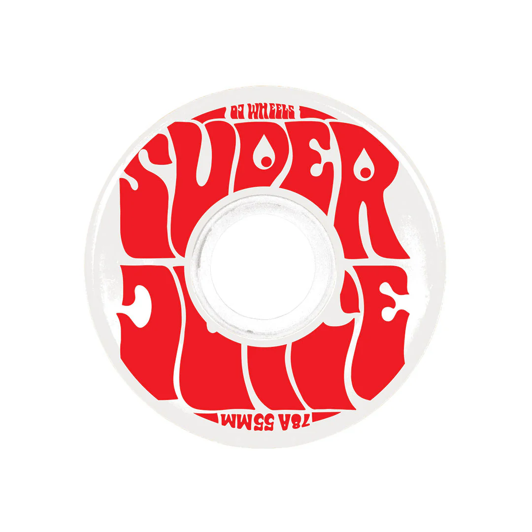 55mm Mini Super Juice White 78a OJ Skateboard Wheels