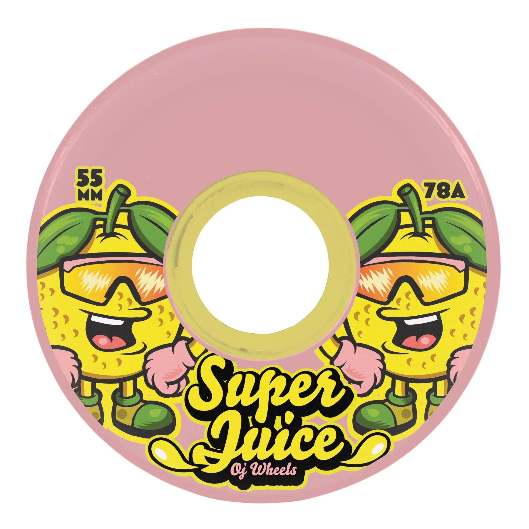 55mm Paloma Pink Mini Super Juice 78a OJ Skateboard Wheels