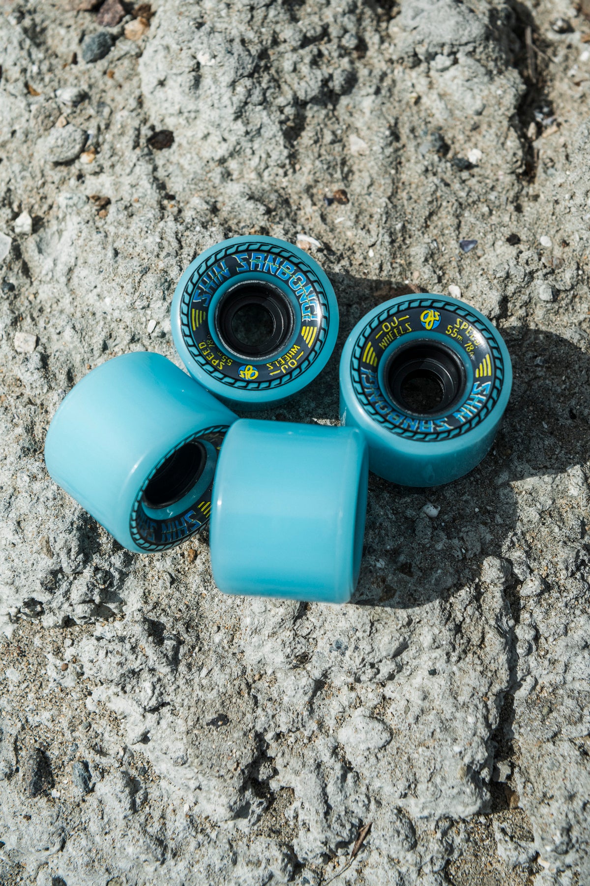 55mm Shin Sanbongi Mini Super Juice 78a OJ Skateboard Wheels - Image 5
