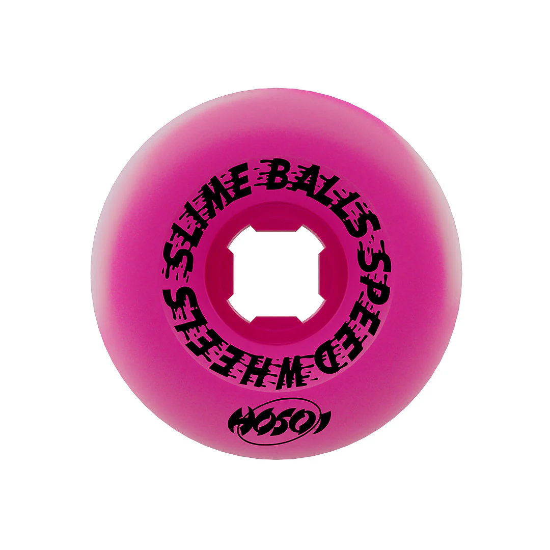 56mm Christian Hosoi Collage Reissue 97a Full Combo Slime Balls Skateboard Wheels - Image 3