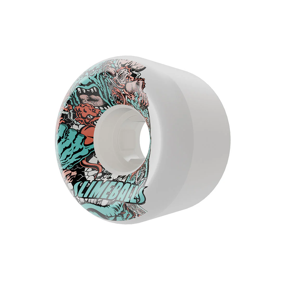 56mm Rob Roskopp Five Reissue 97a Full Combo Slime Balls Skateboard Wheels