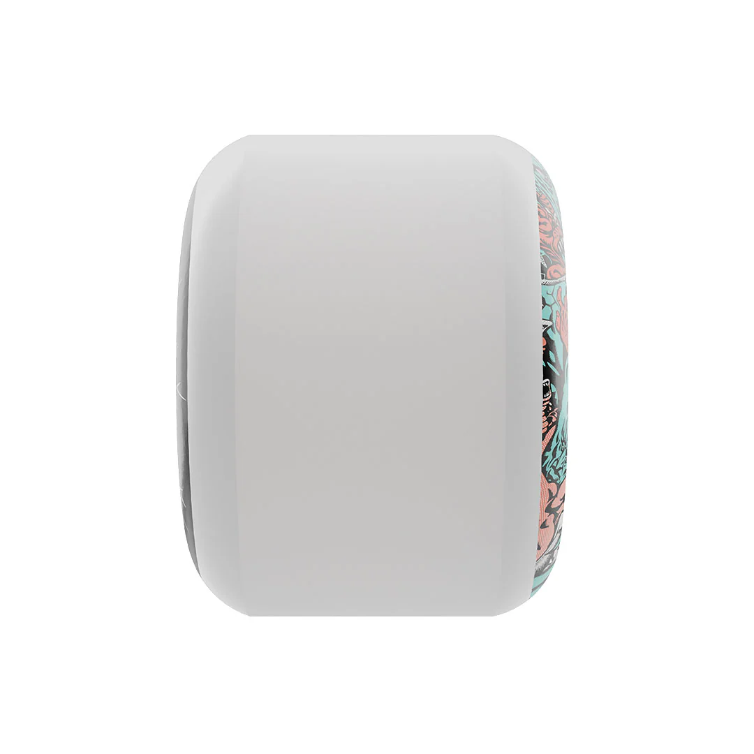 56mm Rob Roskopp Five Reissue 97a Full Combo Slime Balls Skateboard Wheels - Image 4