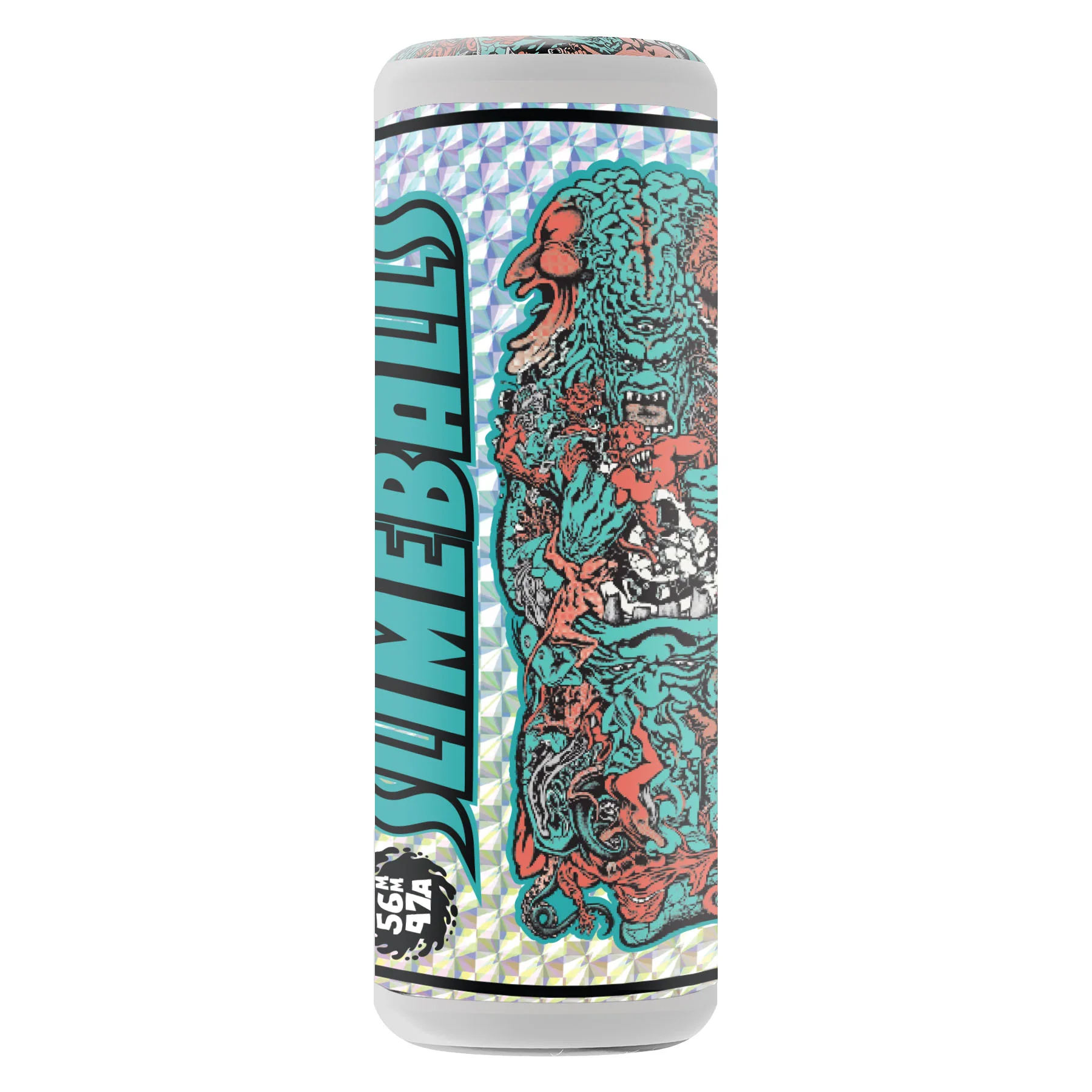 56mm Rob Roskopp Five Reissue 97a Full Combo Slime Balls Skateboard Wheels - Image 6