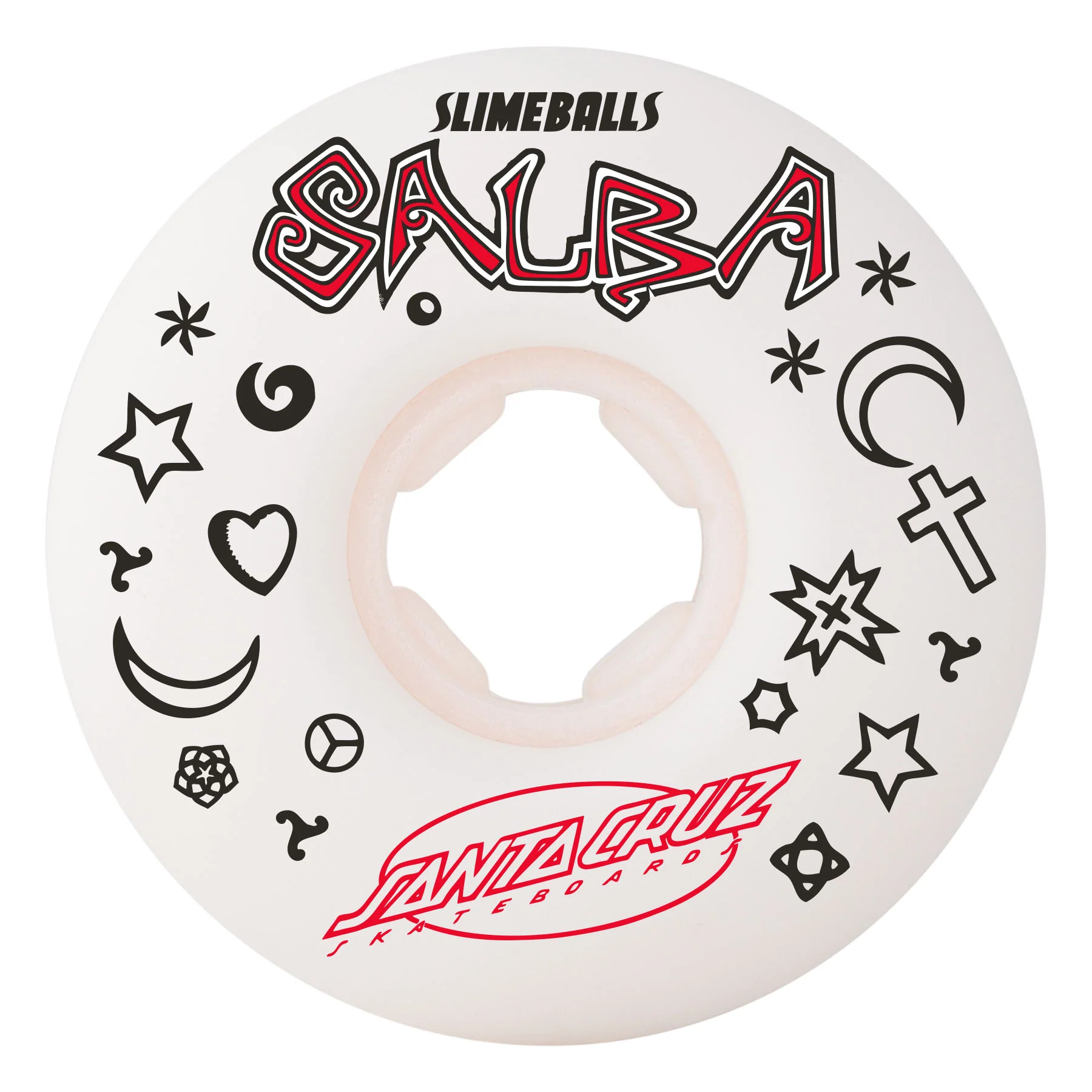 56mm Salba Witch Doctor 99a Chubbies Slime Balls Skateboard Wheels - Image 2