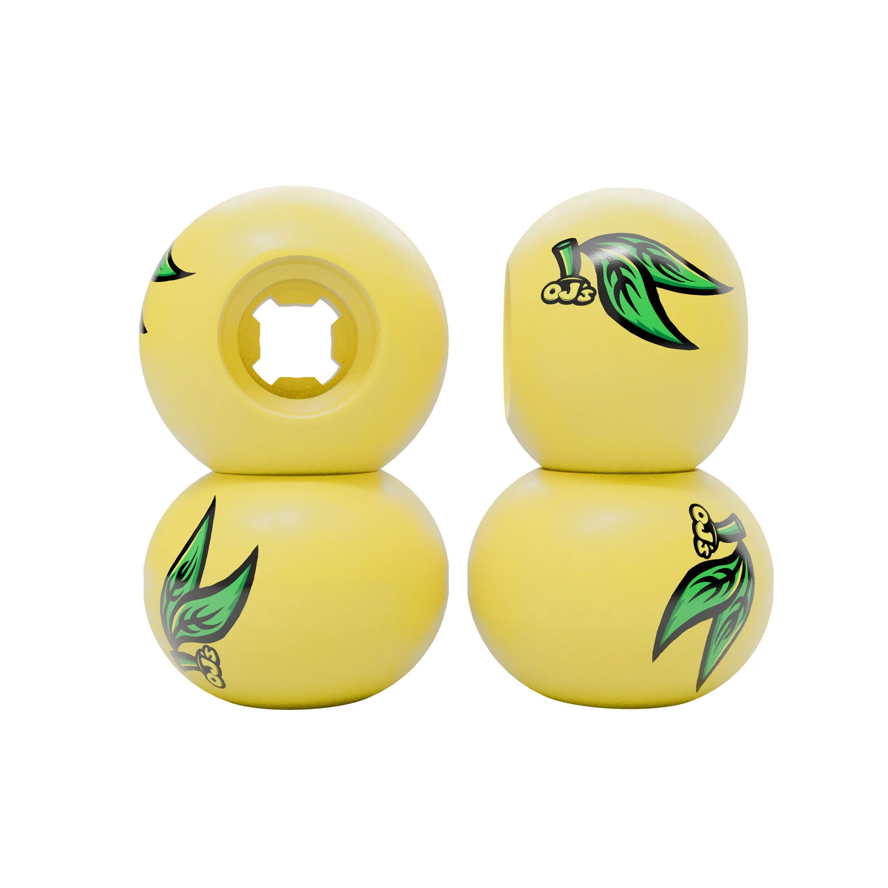 58mm Lil Doodies Lemons 99a OJ Skateboard Wheels - Image 5