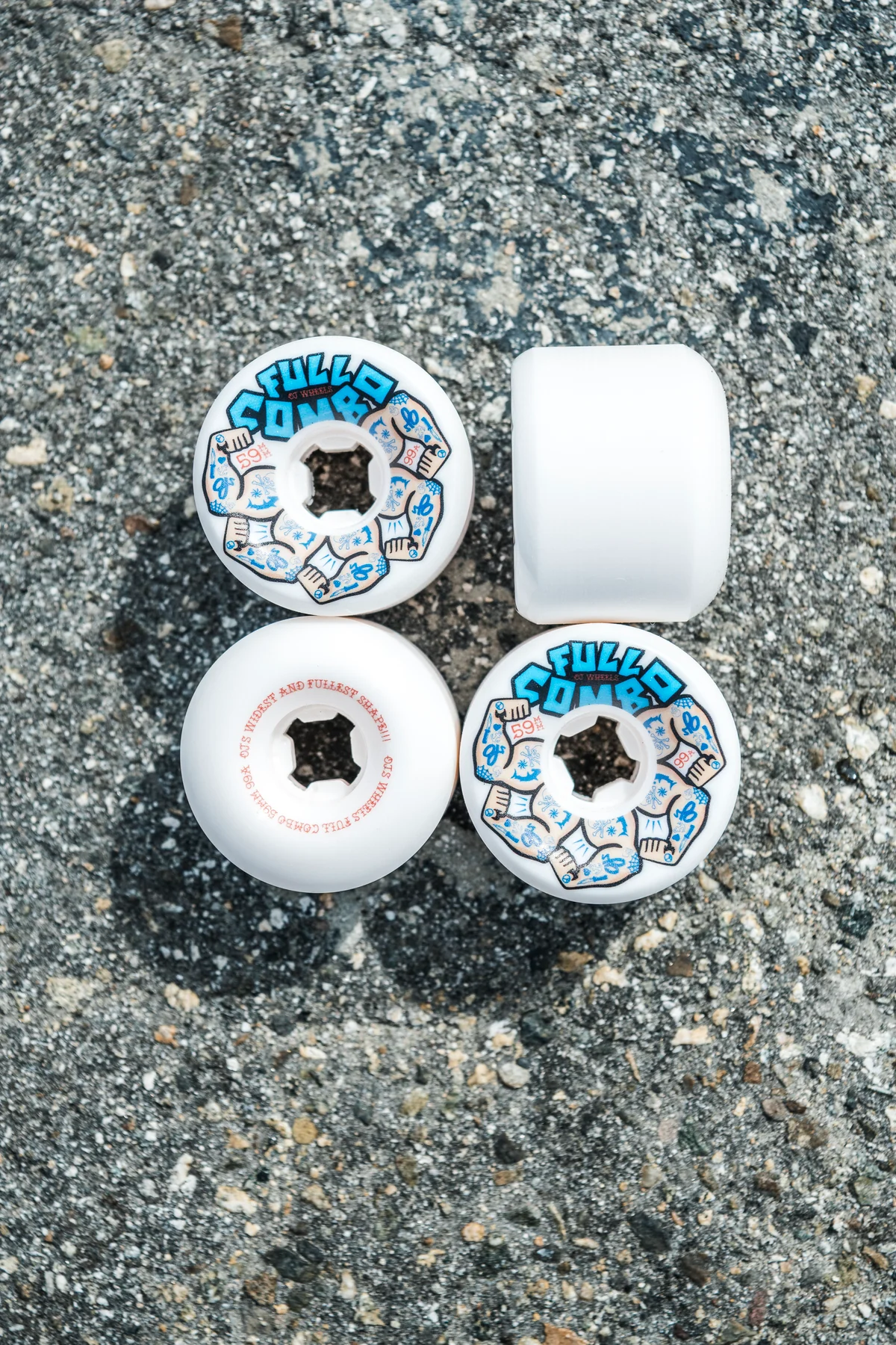59mm Team Elite Full Combo 99a OJ Skateboard Wheels - Image 5