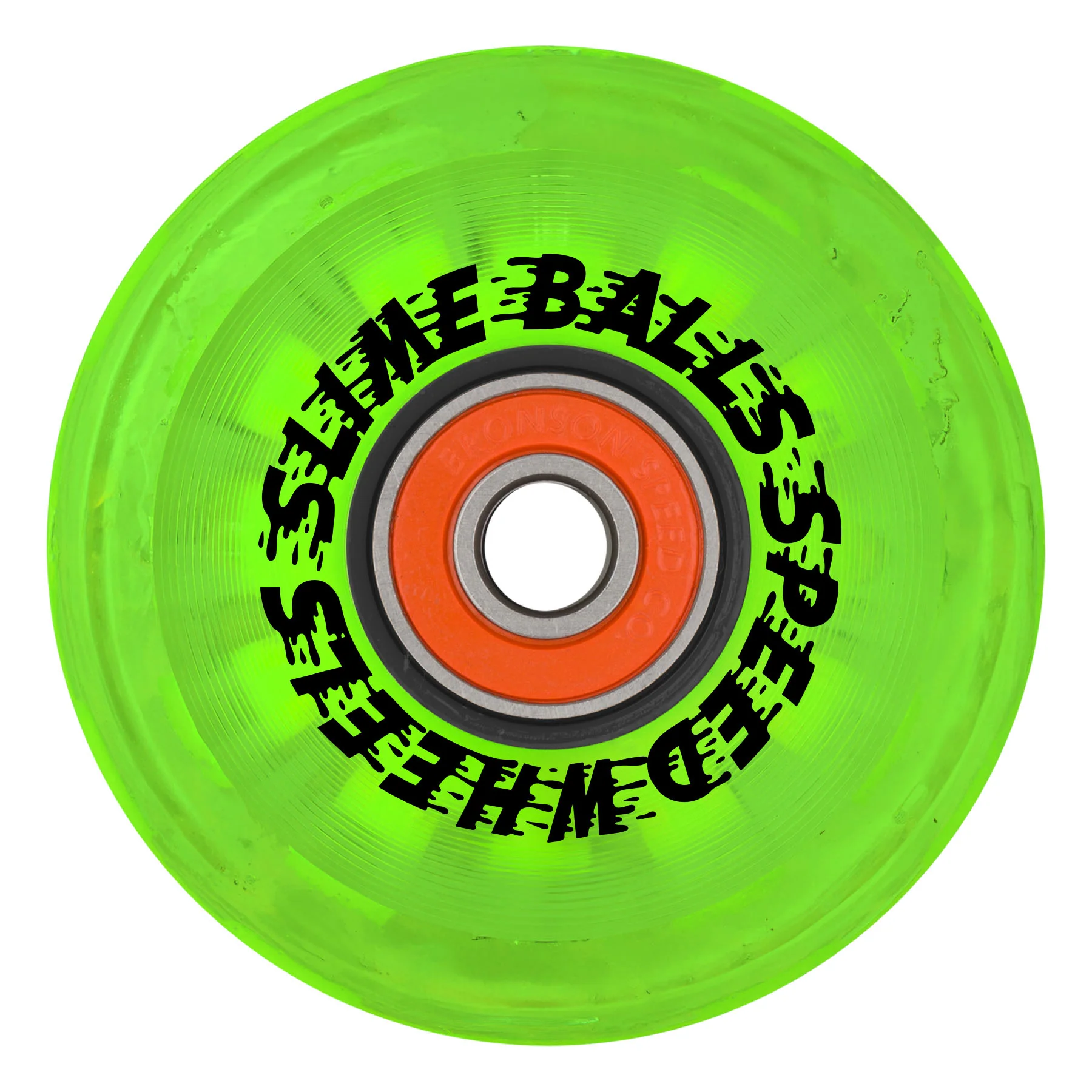 60mm SB Cafe 78a Slime Balls Light Ups Skateboard Wheels - Image 2
