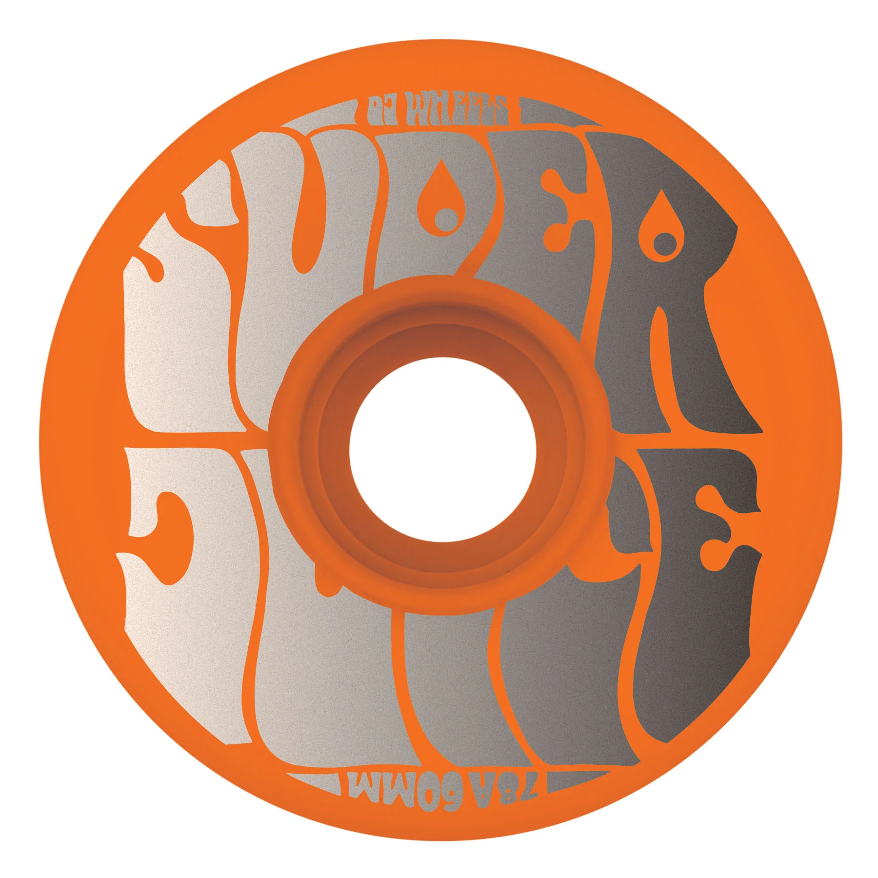 60mm Super Juice Neon Orange 78a OJ Skateboard Wheels