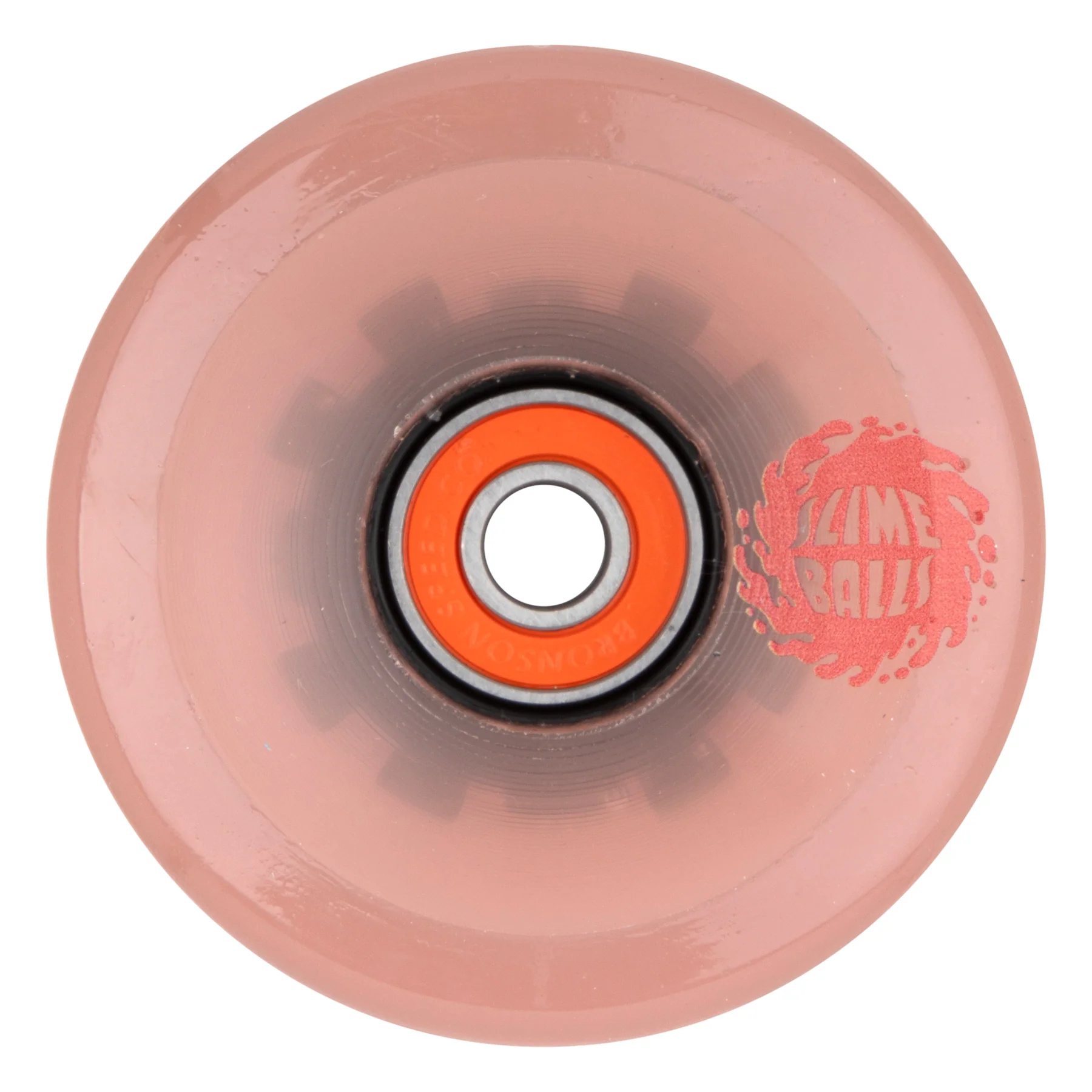66mm Light Ups Pink Eyes 78a Slime Balls Skateboard Wheels - Image 2