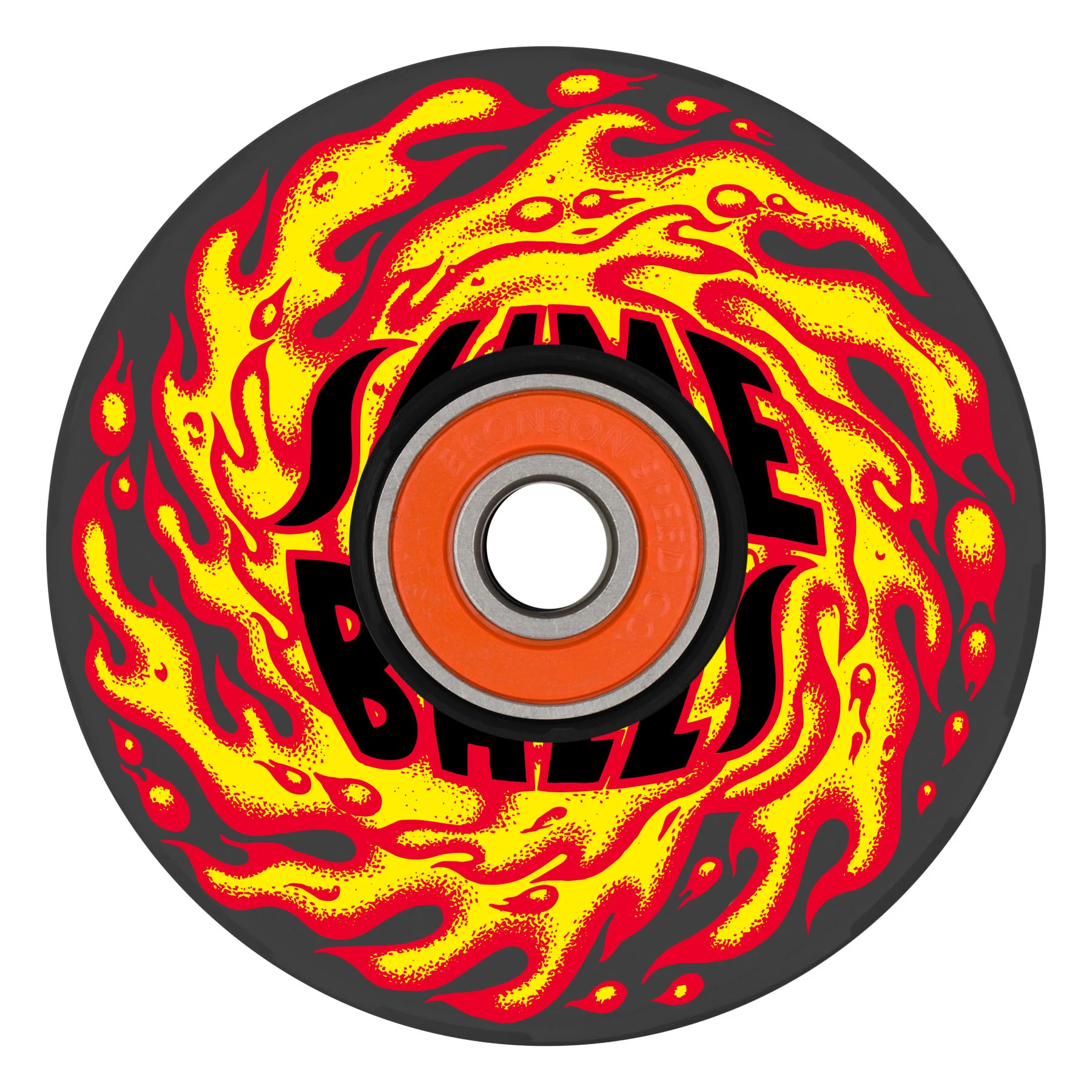 66mm SB Flame 78a Slime Balls Light Ups Skateboard Wheels