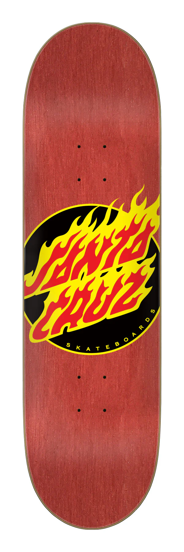 7.25in Flame Dot Santa Cruz Kids Skateboard Deck
