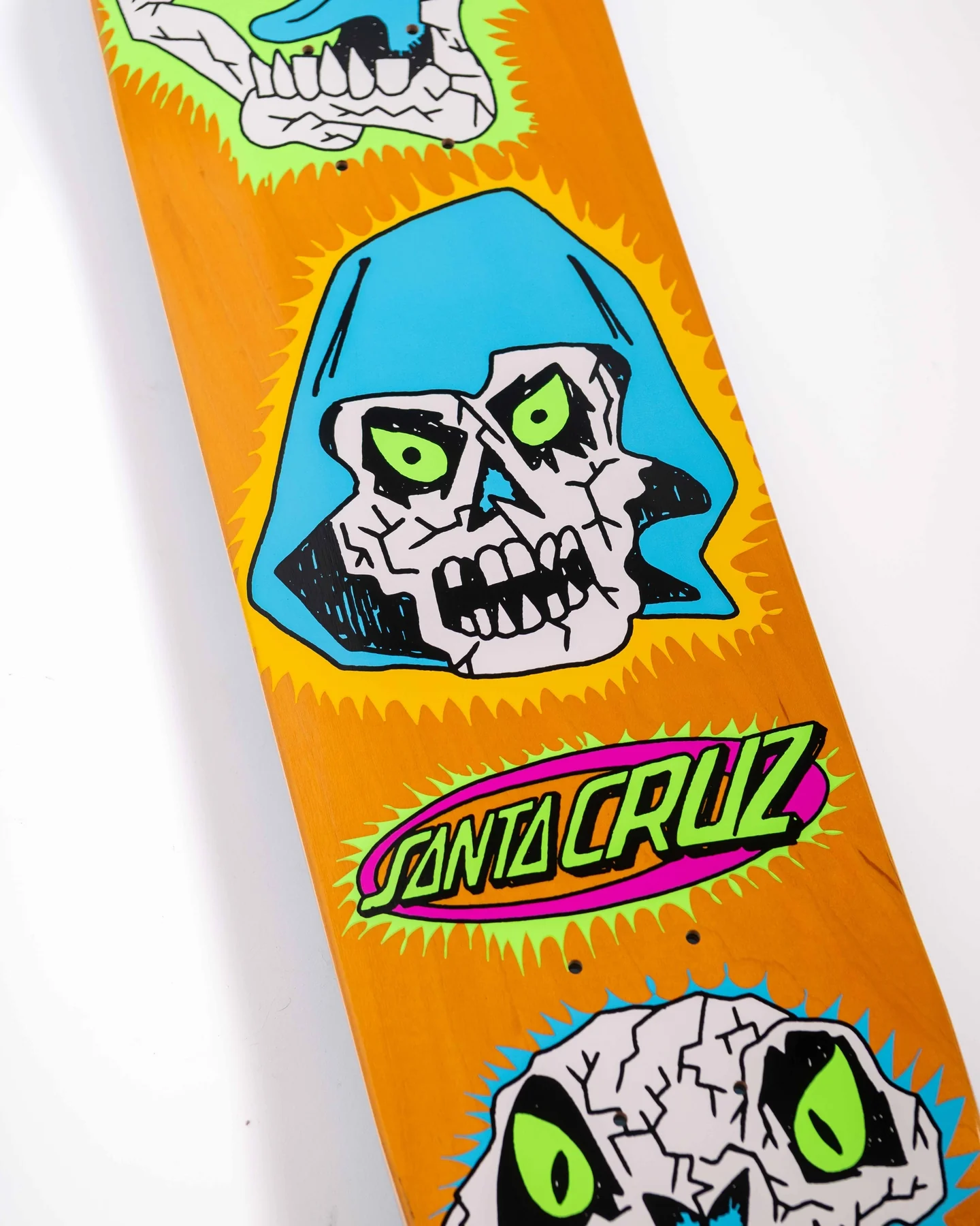 7.75in Scribble Head Santa Cruz FeelBase Skateboard Deck - Image 3