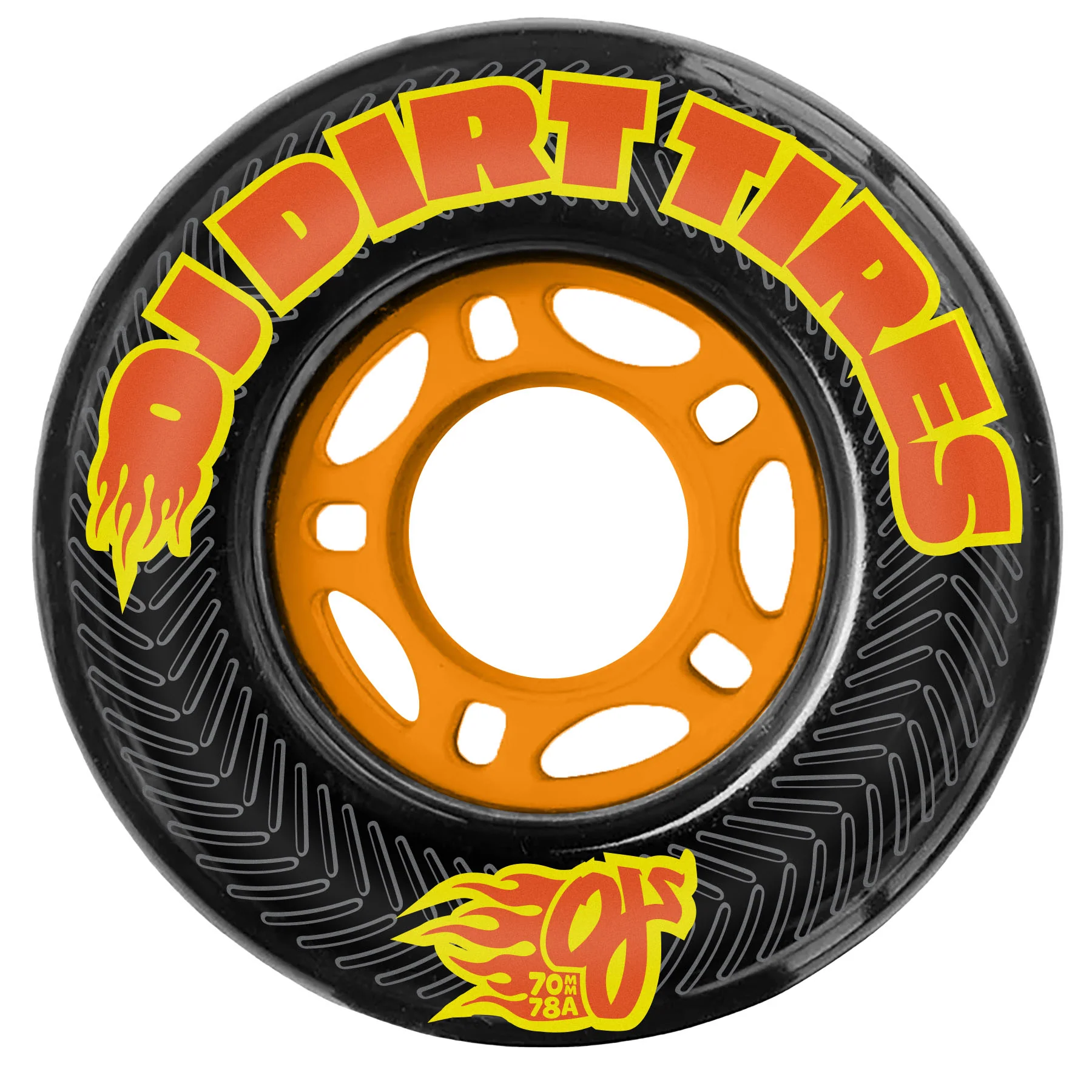 70mm Dirt Tires Thunder Juice 78a OJ Skateboard Wheels - Image 2
