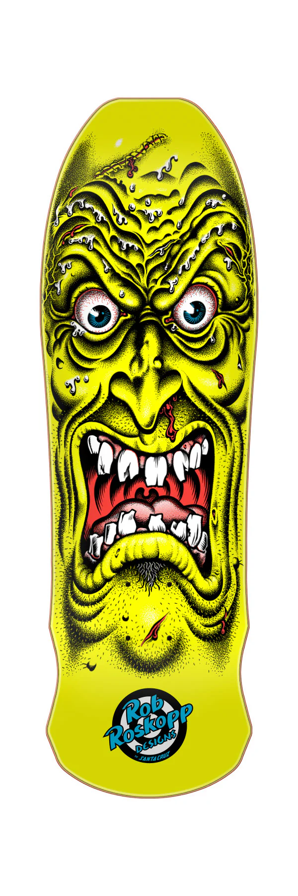 8.025in Rob Roskopp Face Micro Santa Cruz Freaks Skateboard Deck - Image 2