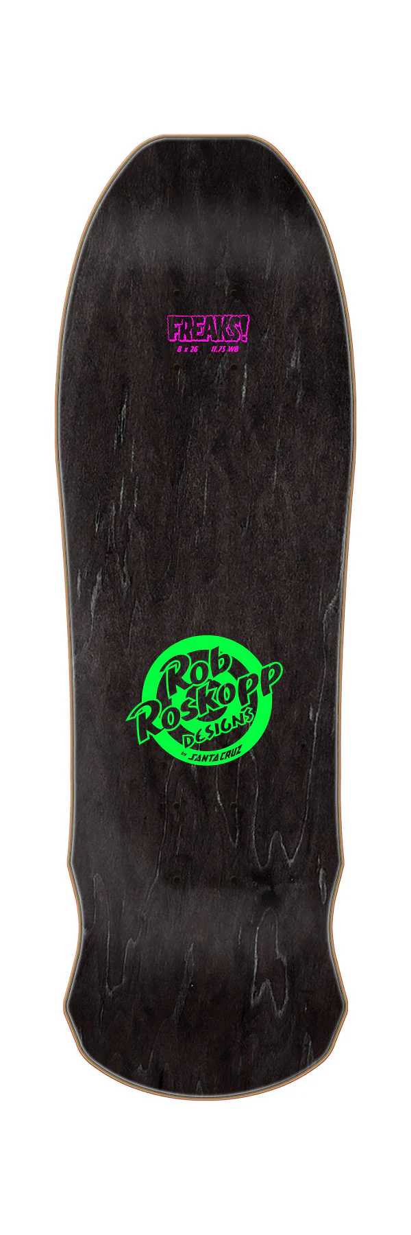 8.025in Rob Roskopp Face Micro Santa Cruz Freaks Skateboard Deck - Image 3