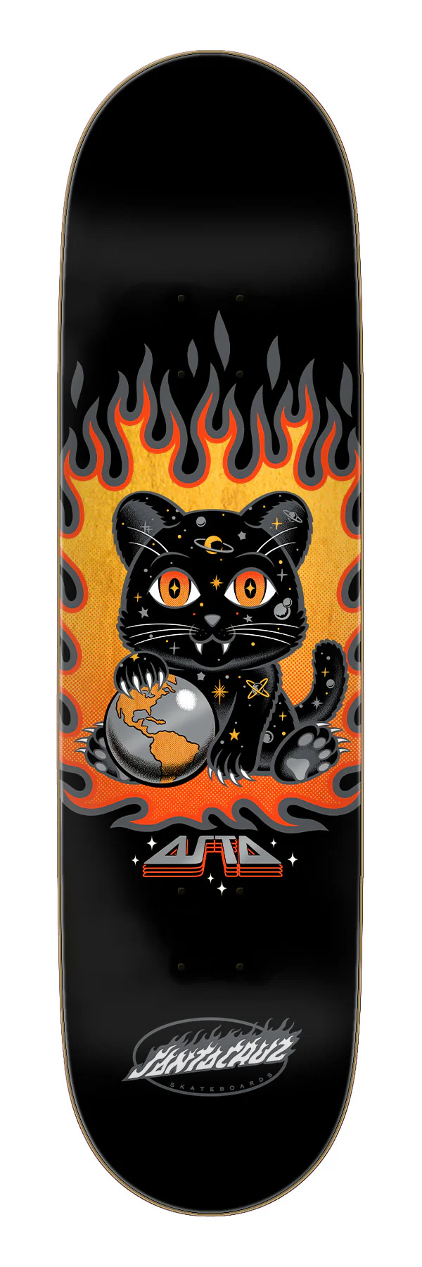 8.2in Tom Asta Space Kitten Santa Cruz Twin Skateboard Deck