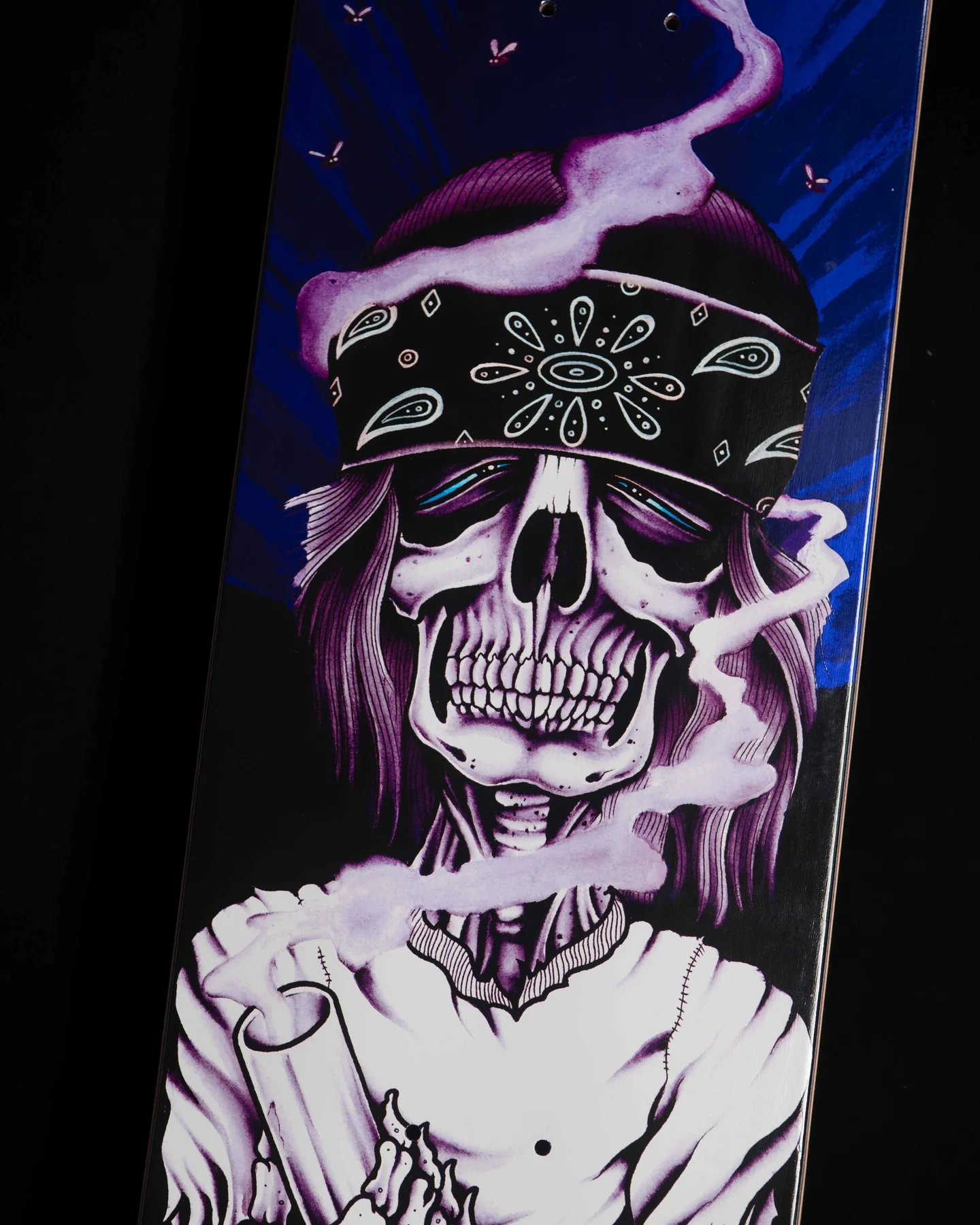 8.3in David Gravette Hippie Skull 20th Creature Skateboard Deck - Image 6