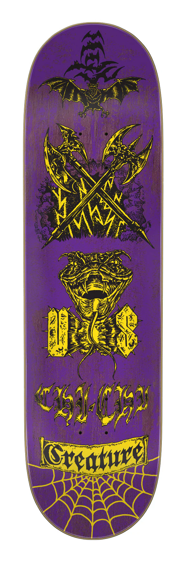8.51in Mathias Torres Creach Us Creature Stumps Skateboard Deck
