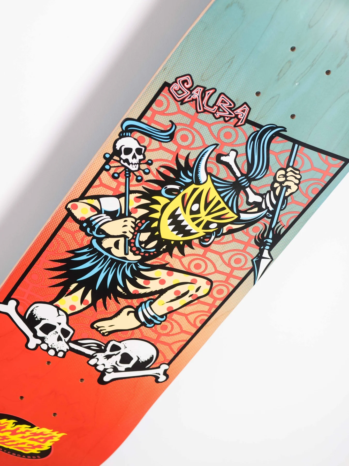 8.50in Salba Voodoo Frame Santa Cruz Skateboard Deck - Image 3