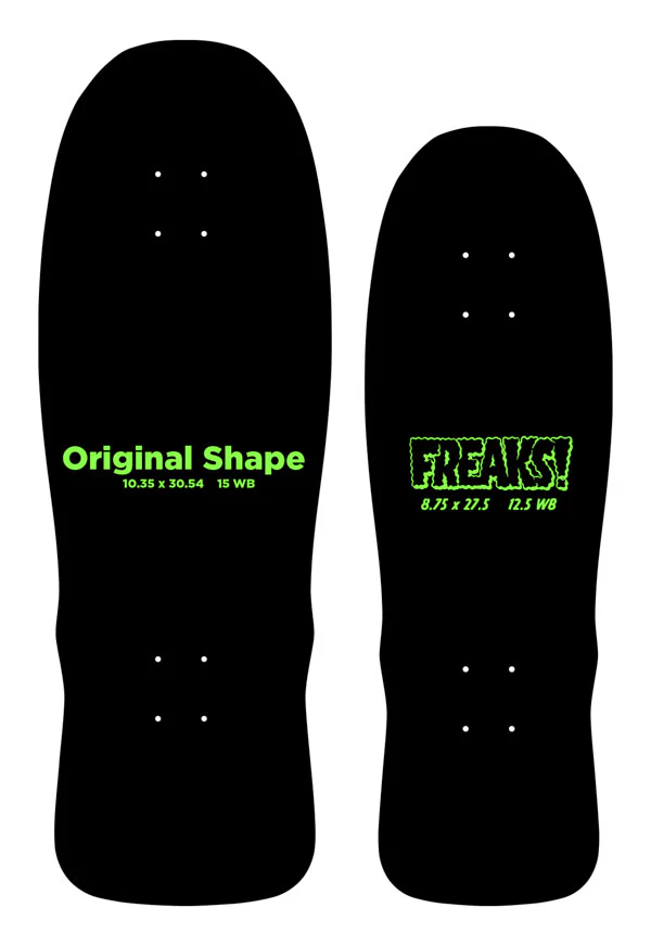 8.75in Erick Winkowski Dope Planet Micro Santa Cruz Freaks Skateboard Deck - Image 3