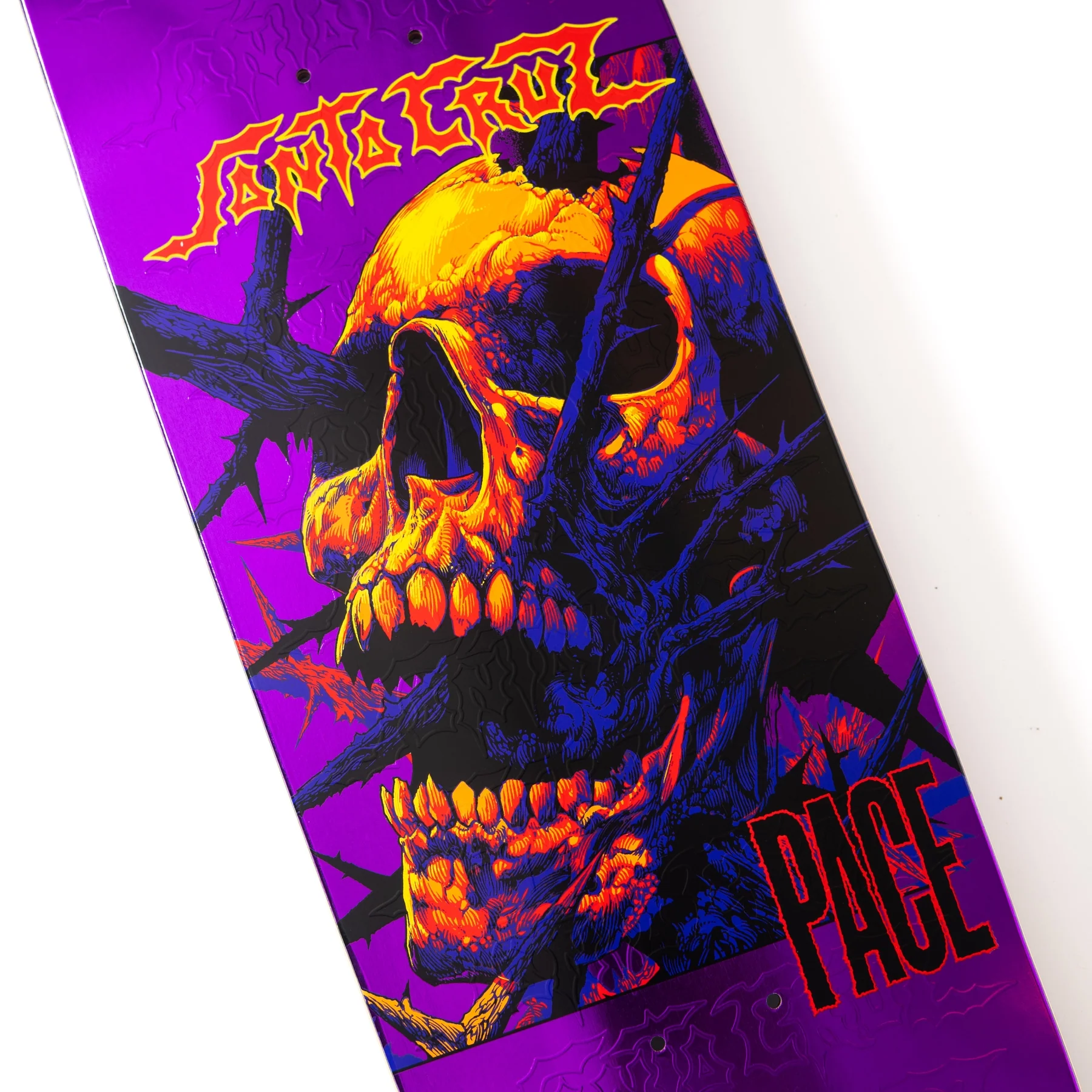 8.7in Pace Deathtrap Remix Santa Cruz Skateboard Deck - Image 4