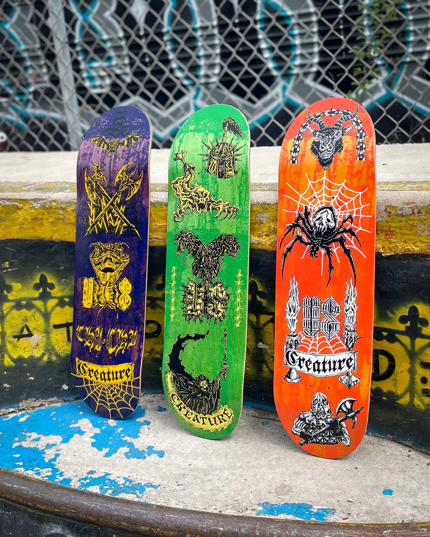 8.80in Collin Provost Creach Us Creature Stumps Skateboard Deck - Image 3