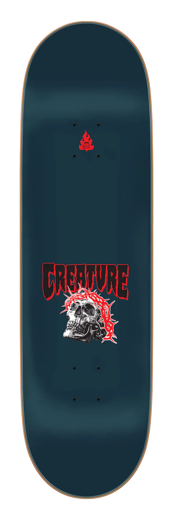 Signed 8.8in Provost Metal XX Creature Skateboard Deck - Image 4