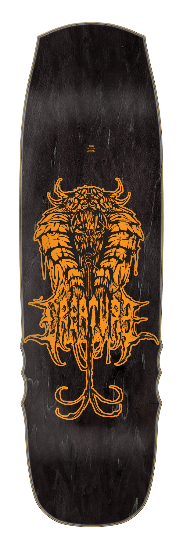 9.00in Sam Hitz Cobra Shaped Creature Skateboard Deck - Image 2