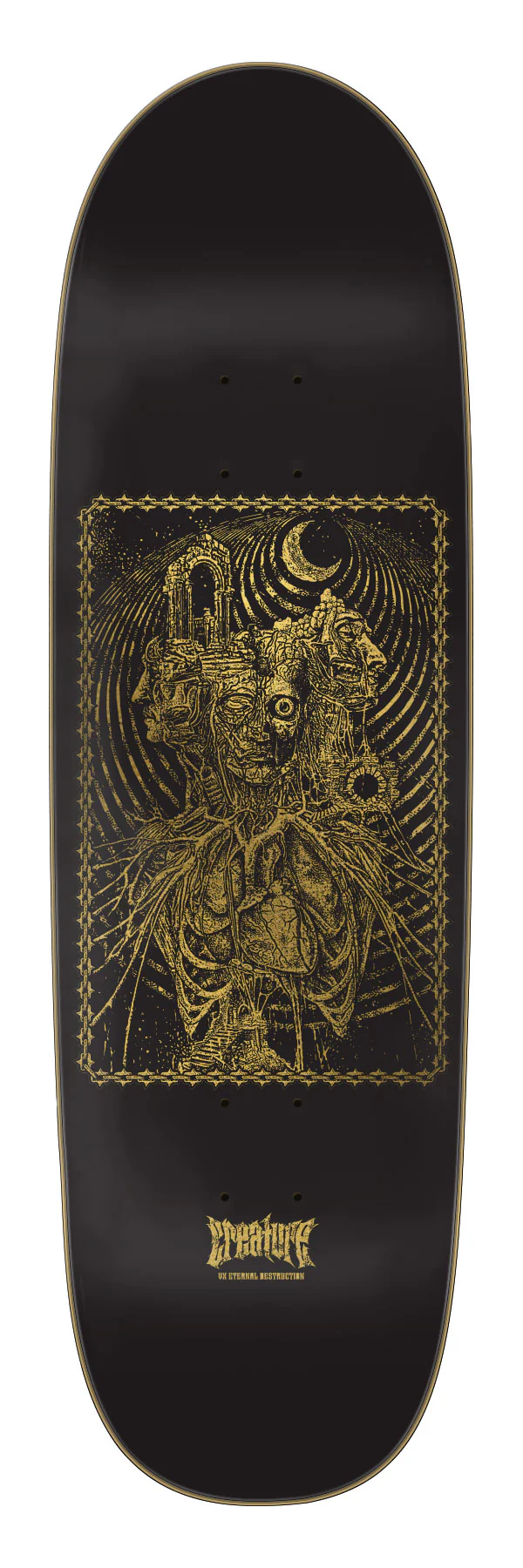 9.25in Fortress Large Creature Egg VX Skateboard Deck