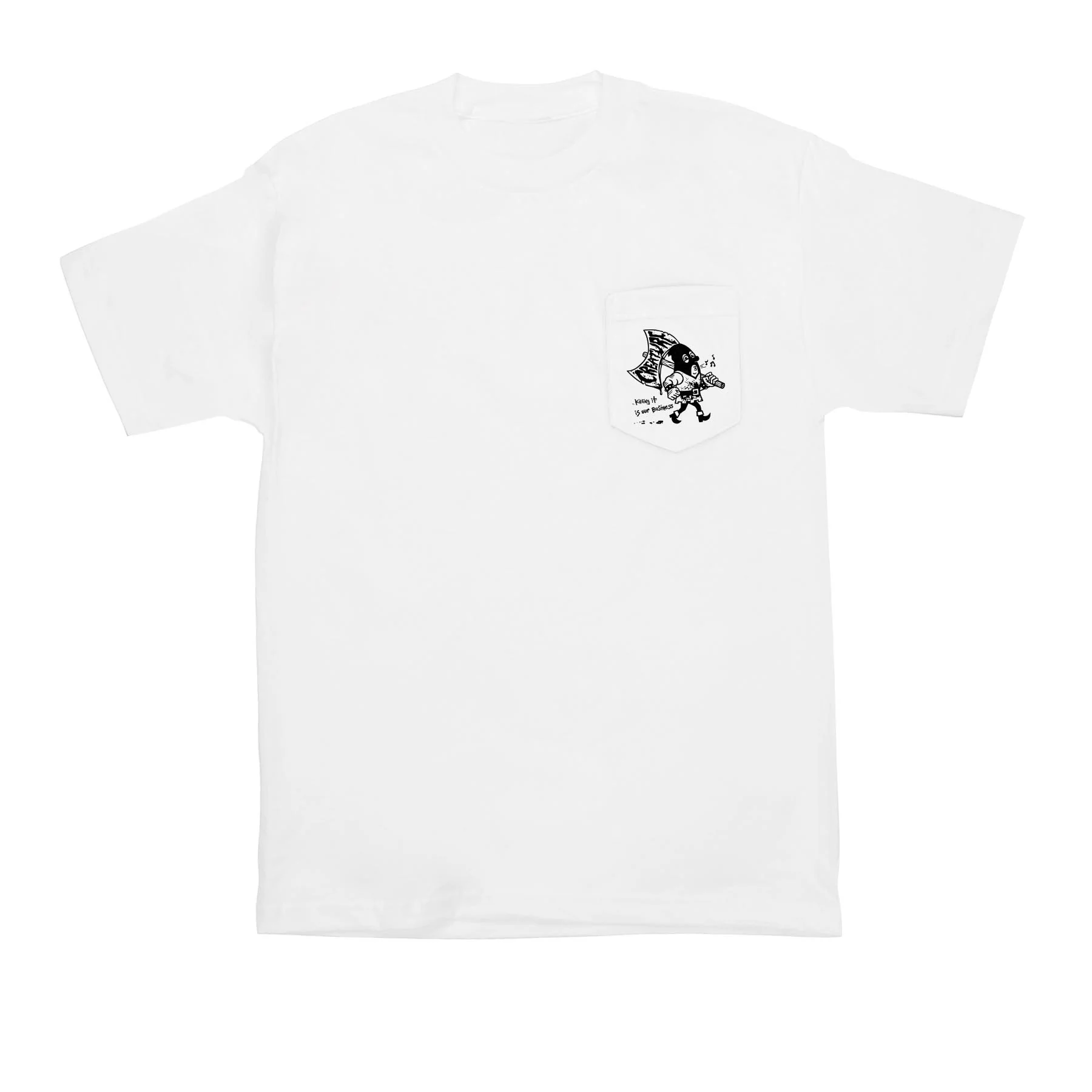 9 to 5 Mens Creature Pocket T-Shirt - Image 3
