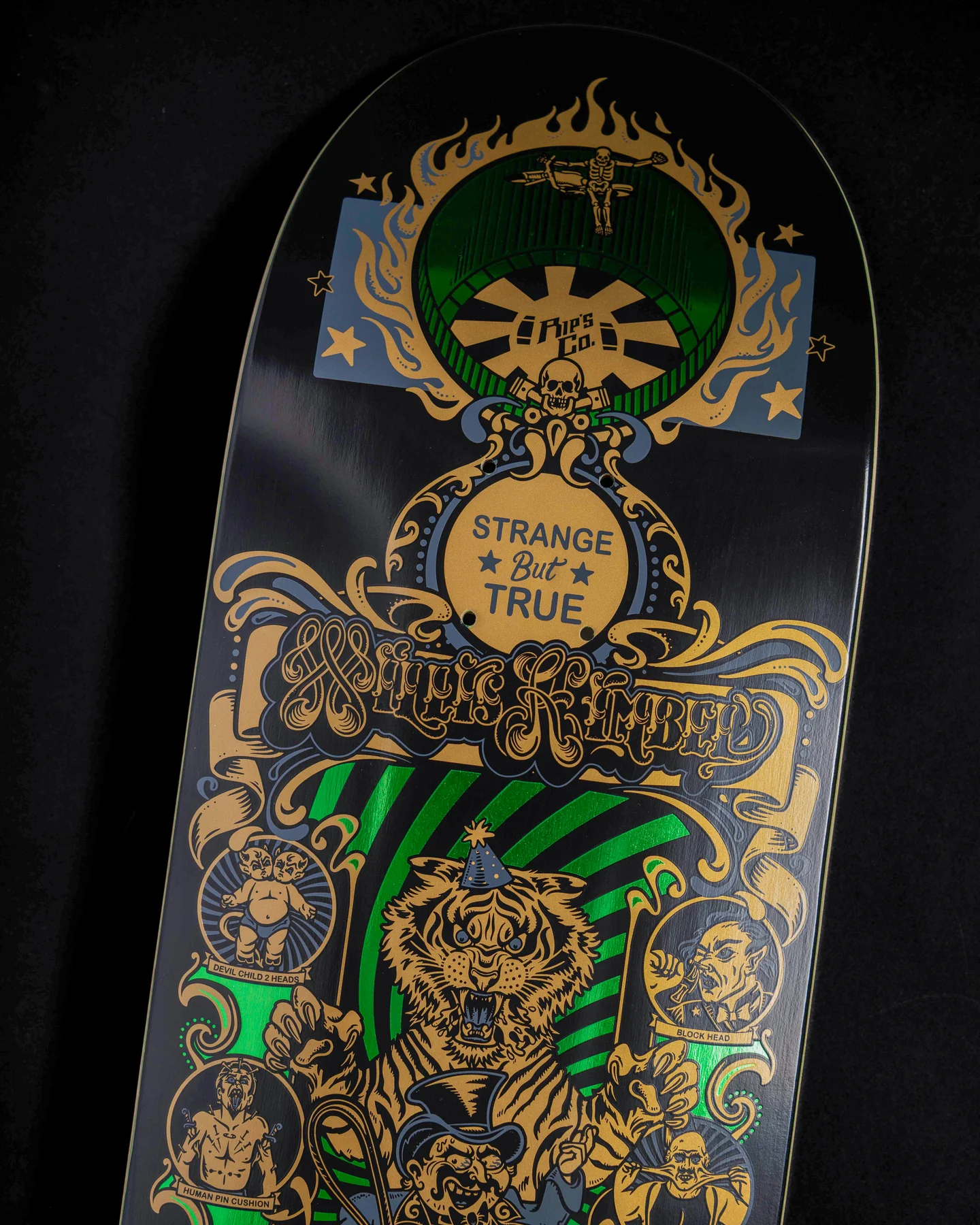 9.0in Willis Kimbel Sideshow Creature Skateboard Deck - Image 4