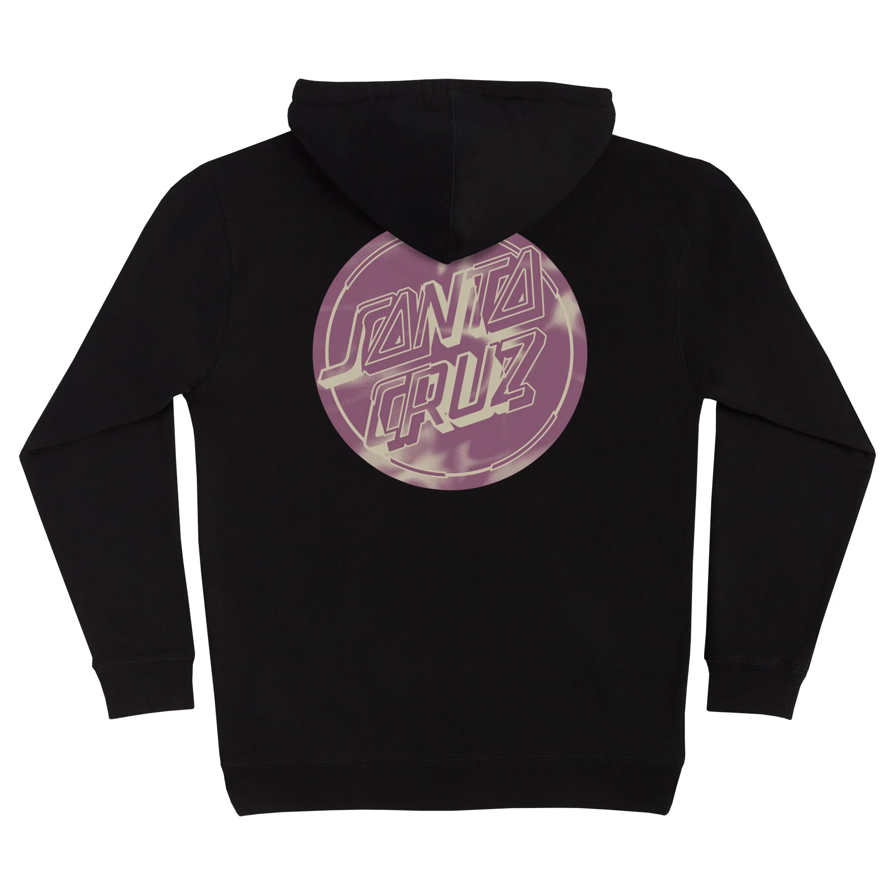 Acid Cloud Dot Mens Santa Cruz Hoodie - Image 2