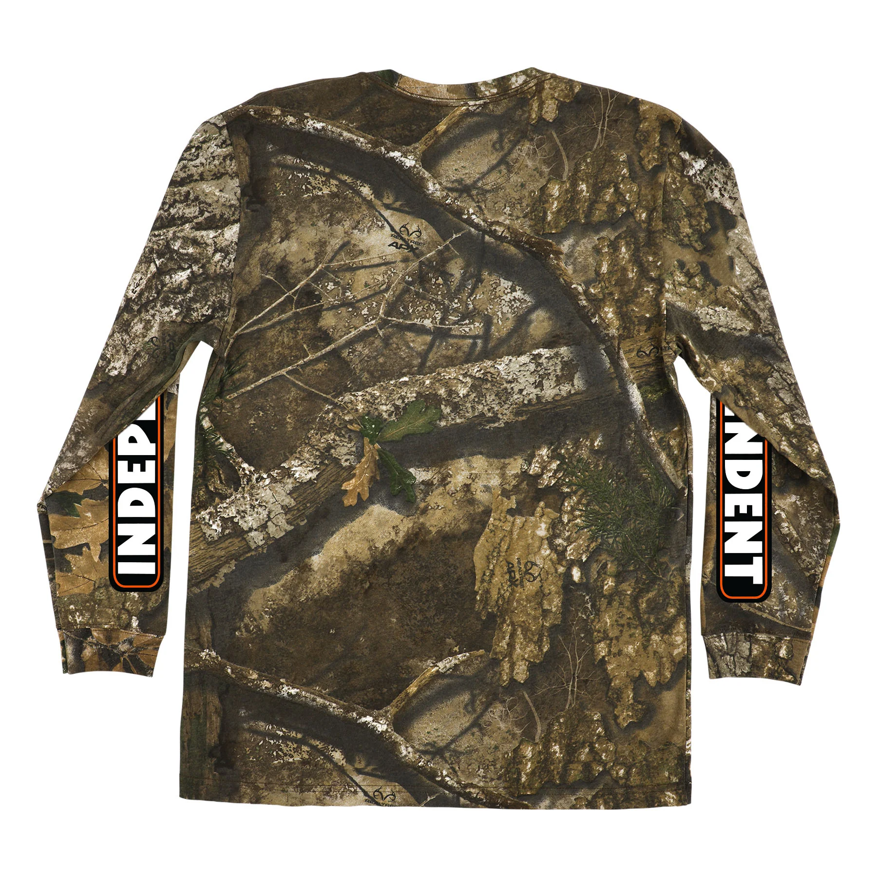 Bar Logo Mens Independent x Realtree Longsleeve T-Shirt - Image 2