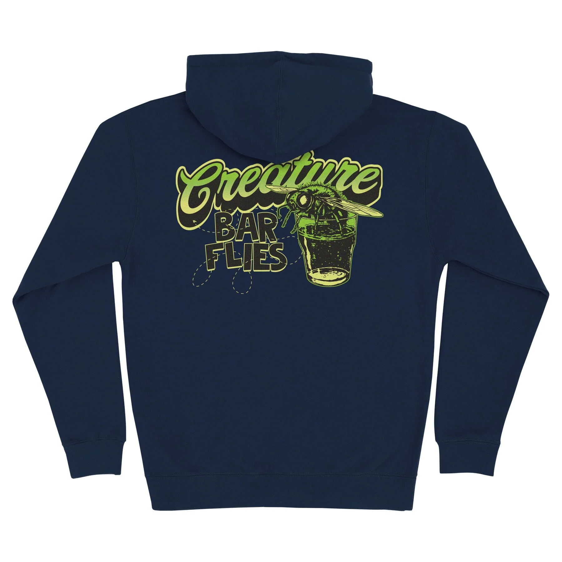 Barfly Mens Creature Zip Hoodie - Image 4