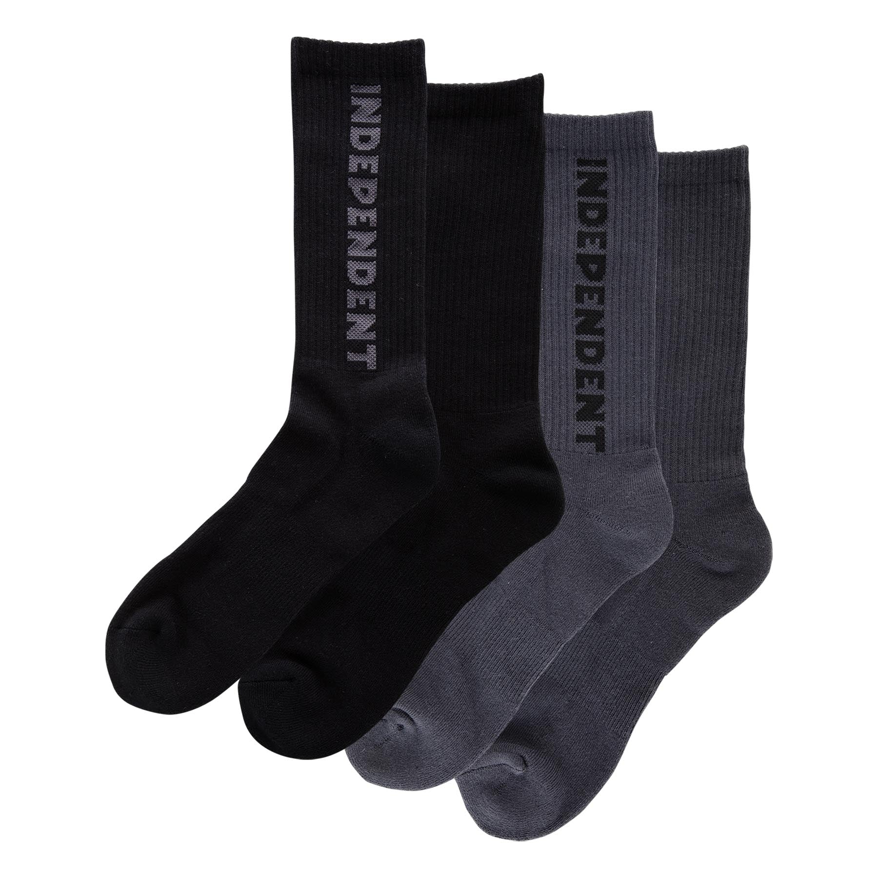 Baseline Mens Independent Socks X2 Pairs