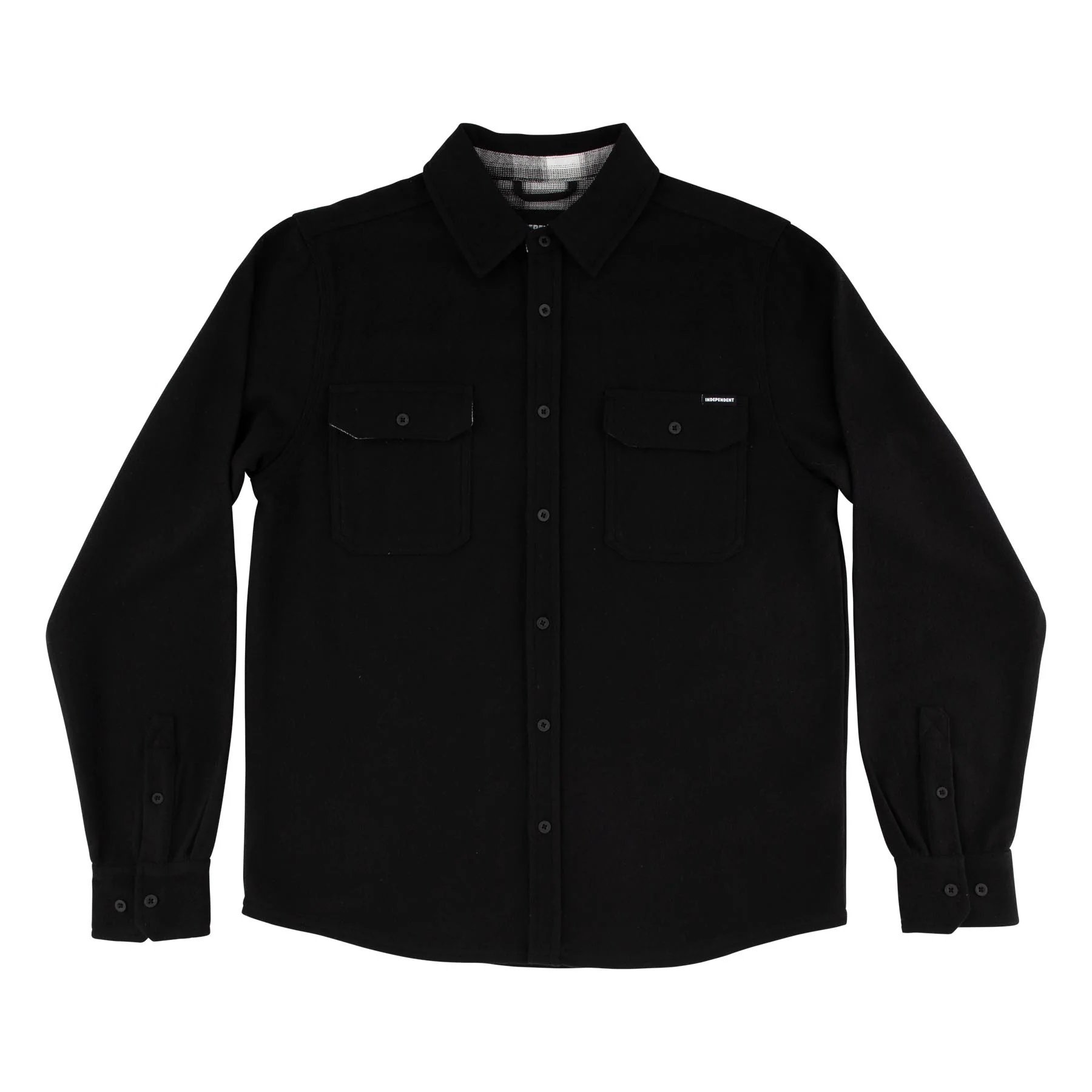 Belmont Mens Independent Longsleeve Flannel Shirt - Image 12