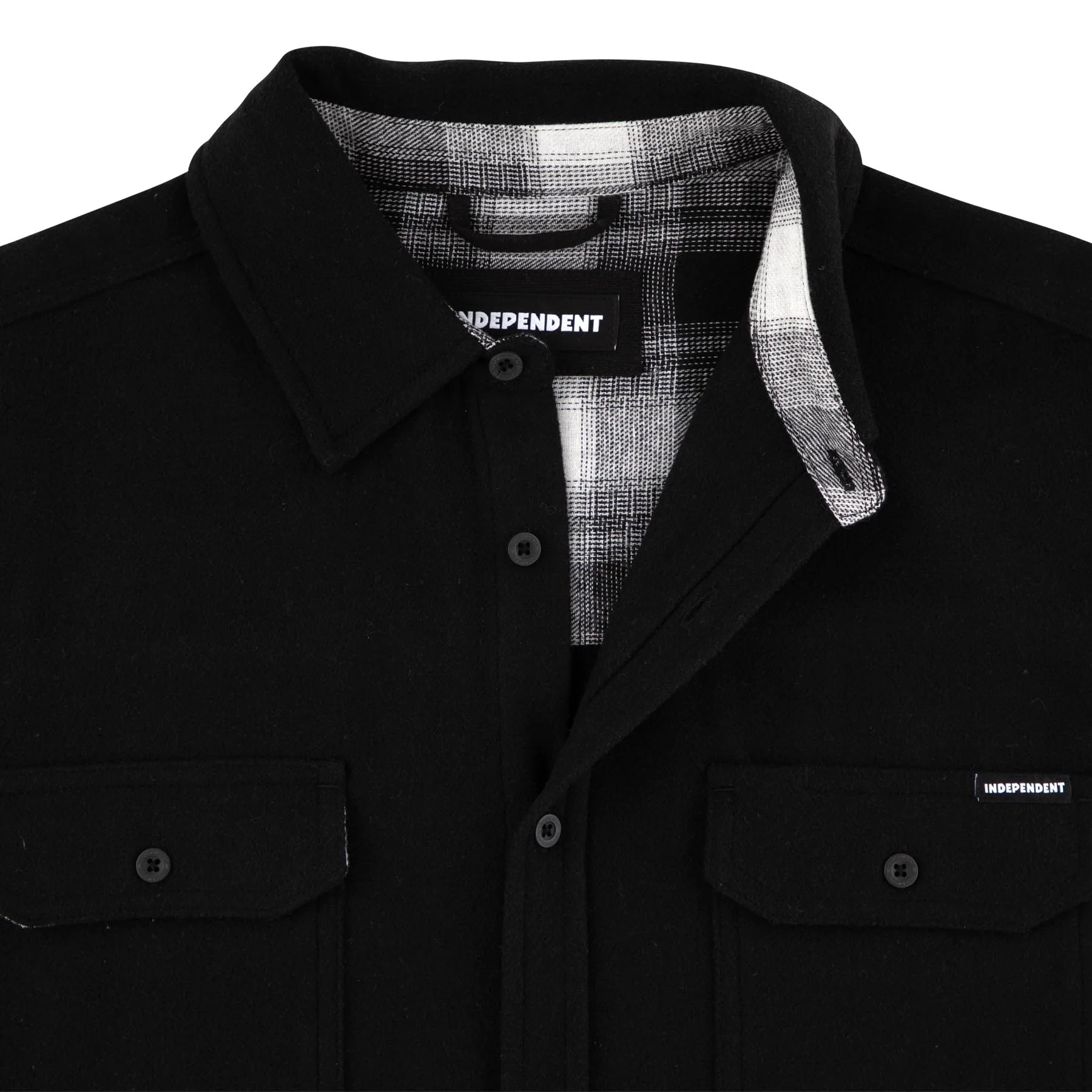Belmont Mens Independent Longsleeve Flannel Shirt - Image 14
