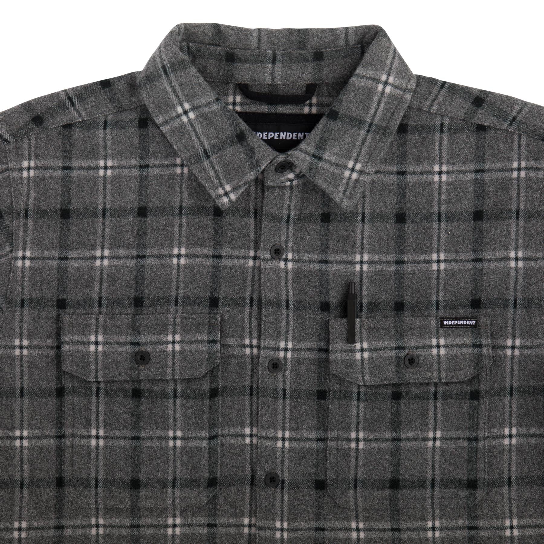 Belmont Mens Independent Longsleeve Flannel Shirt - Image 18