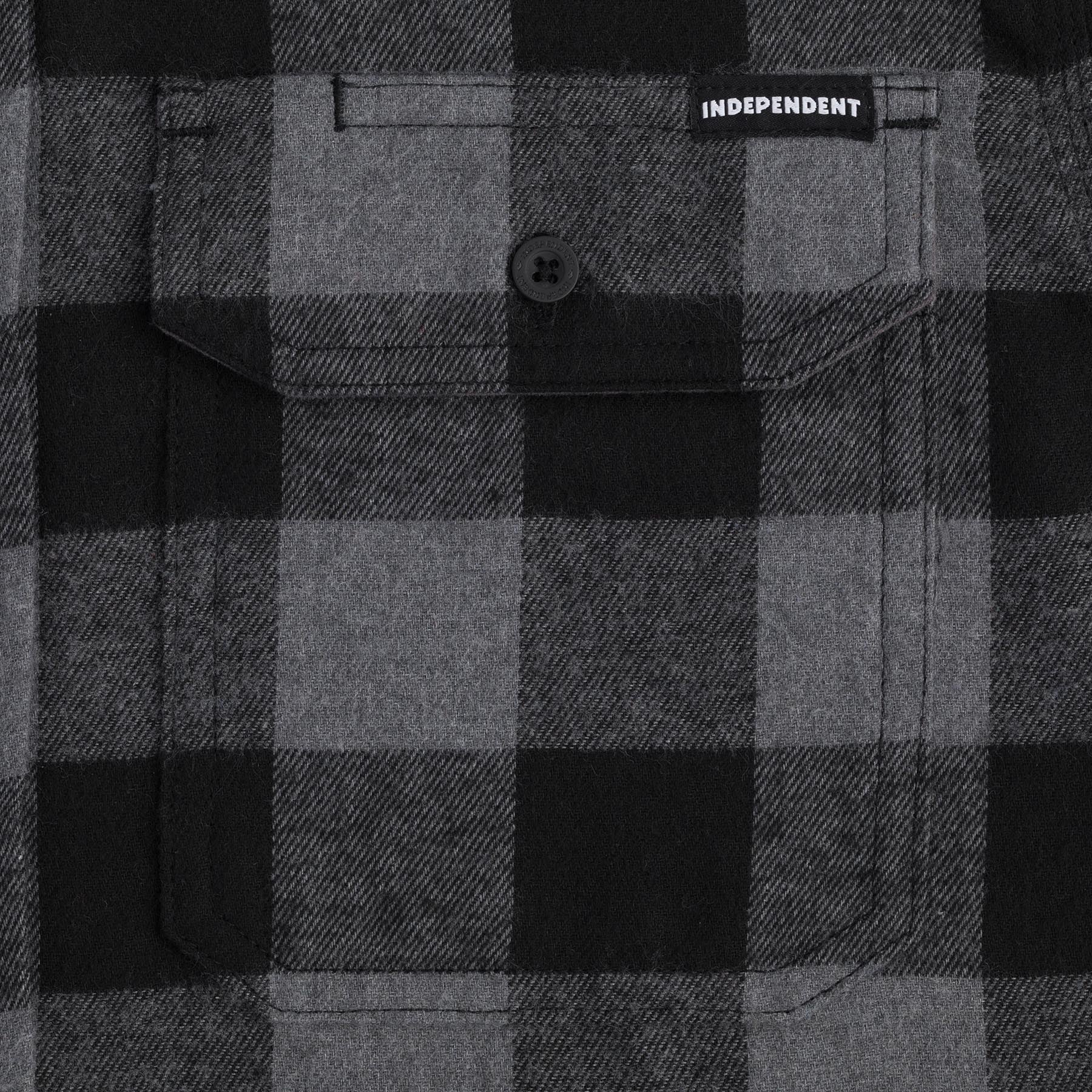 Belmont Mens Independent Longsleeve Flannel Shirt - Image 22