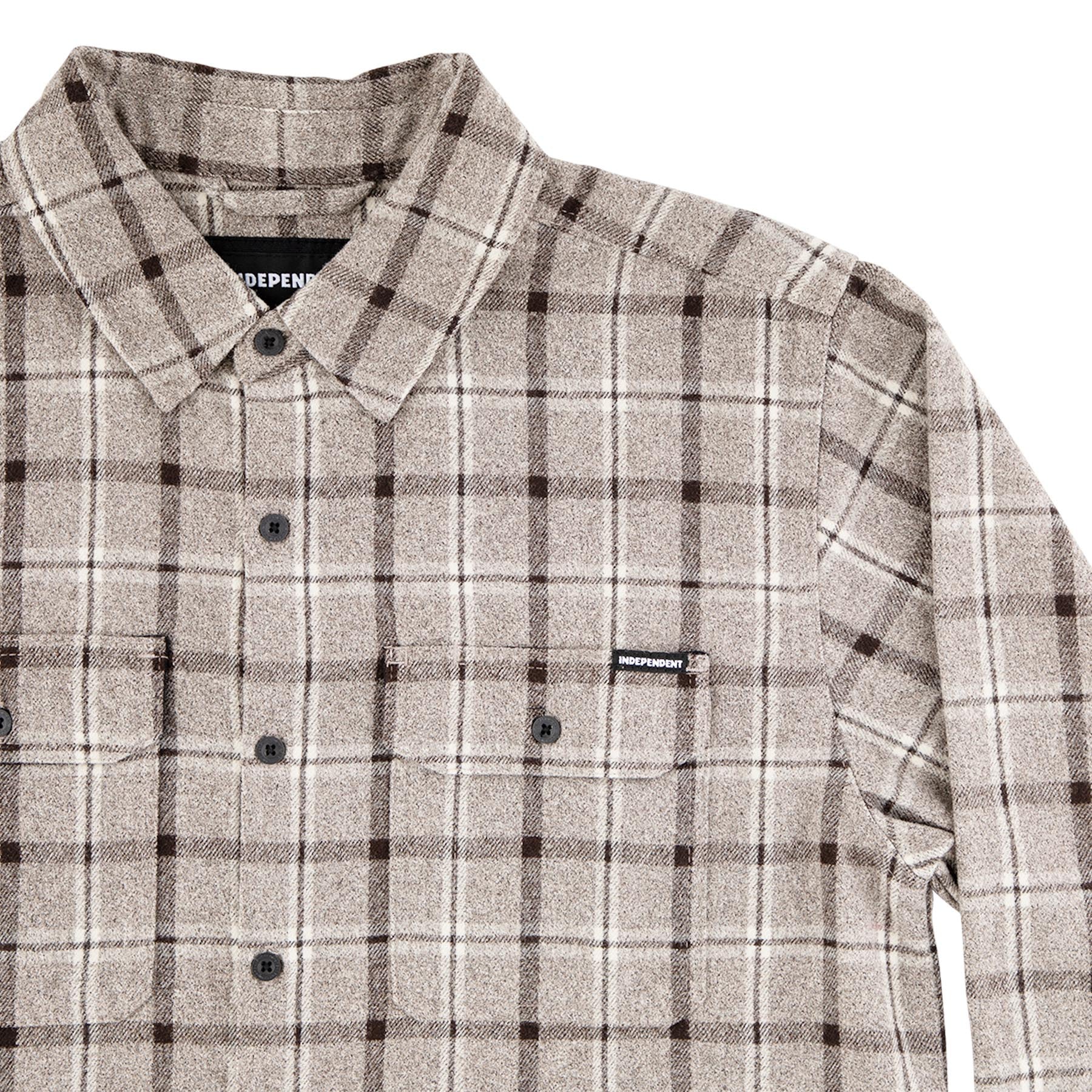 Belmont Mens Independent Longsleeve Flannel Shirt - Image 26