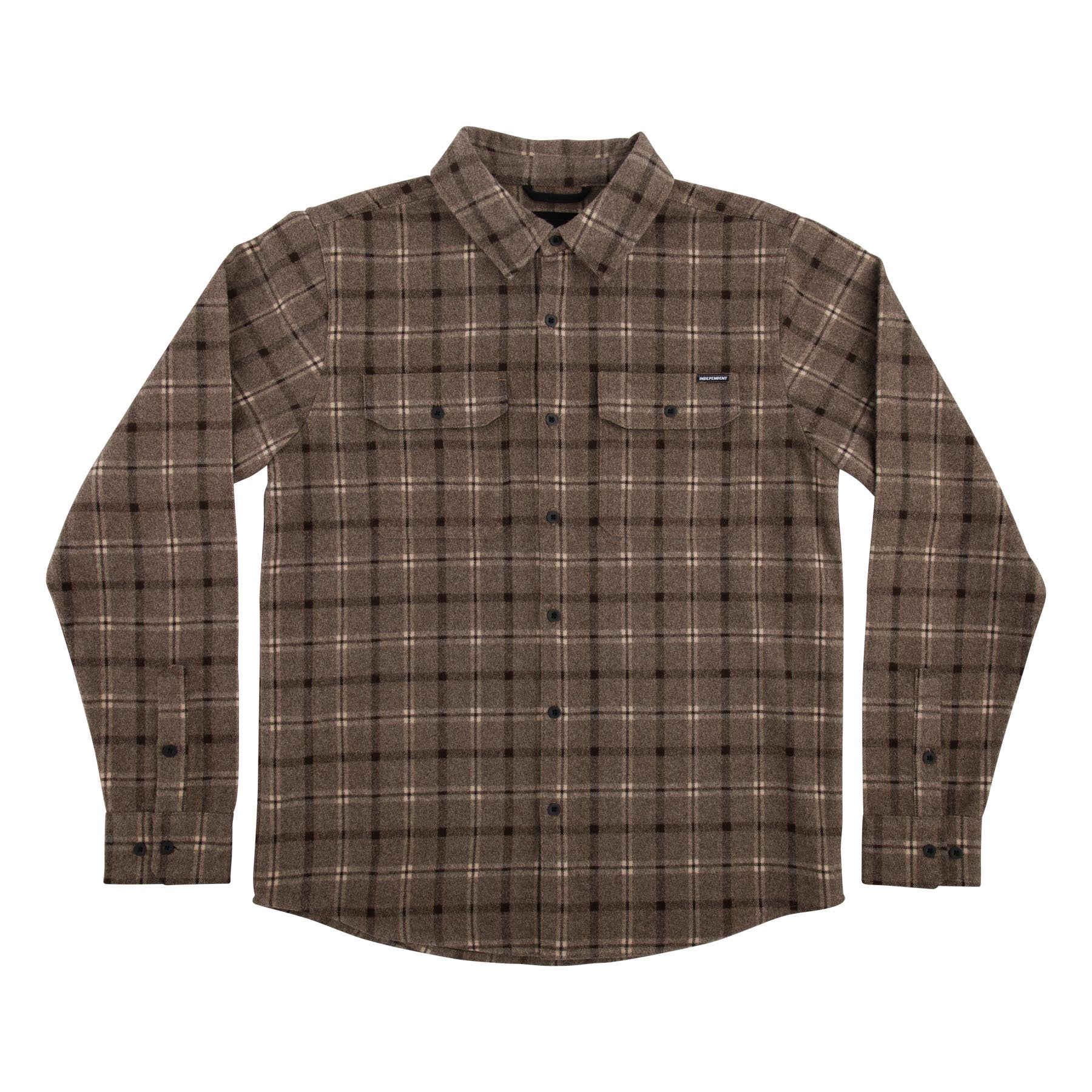 Belmont Mens Independent Longsleeve Flannel Shirt - Image 32